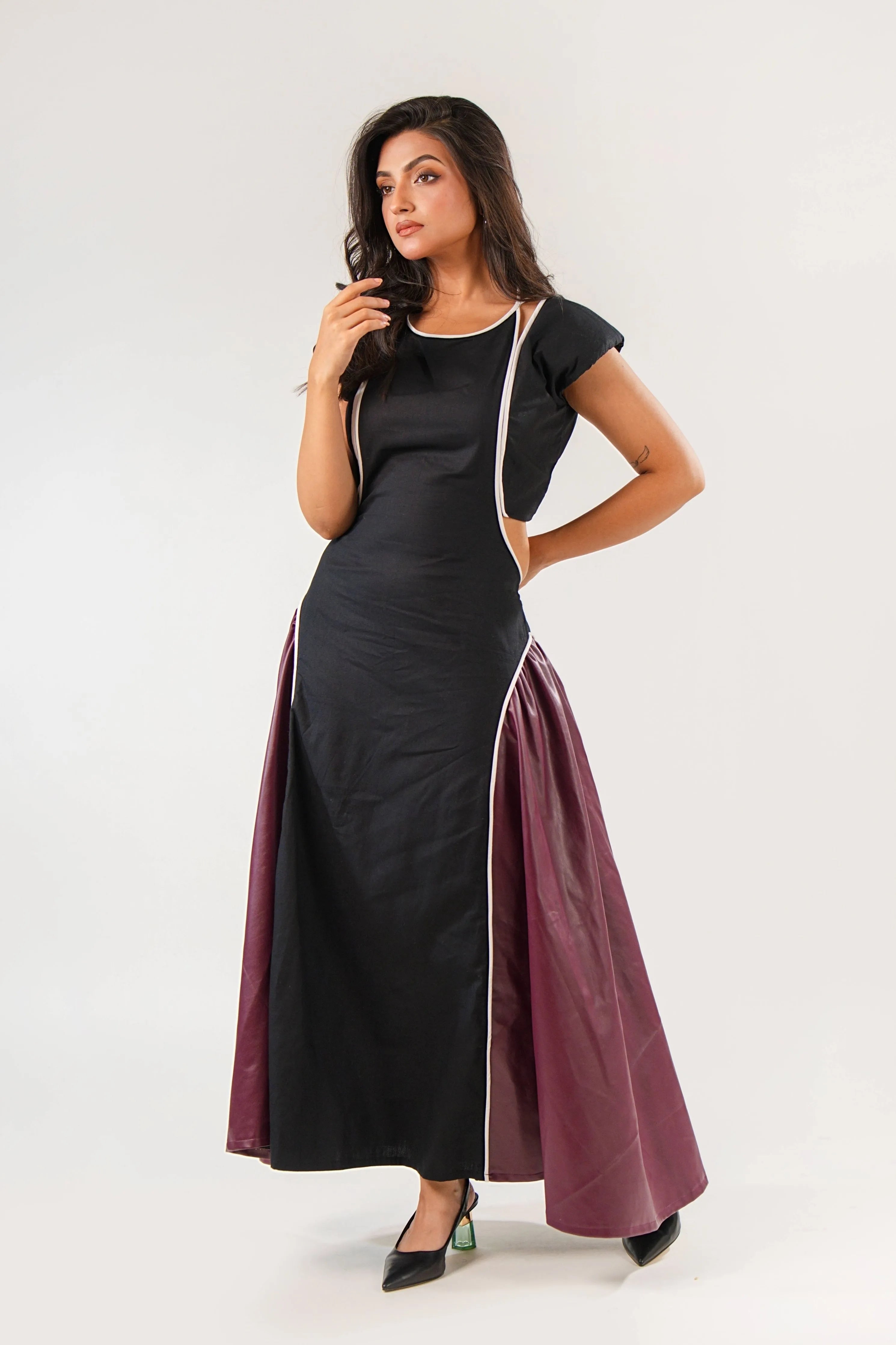 Leather Fusion Dress
