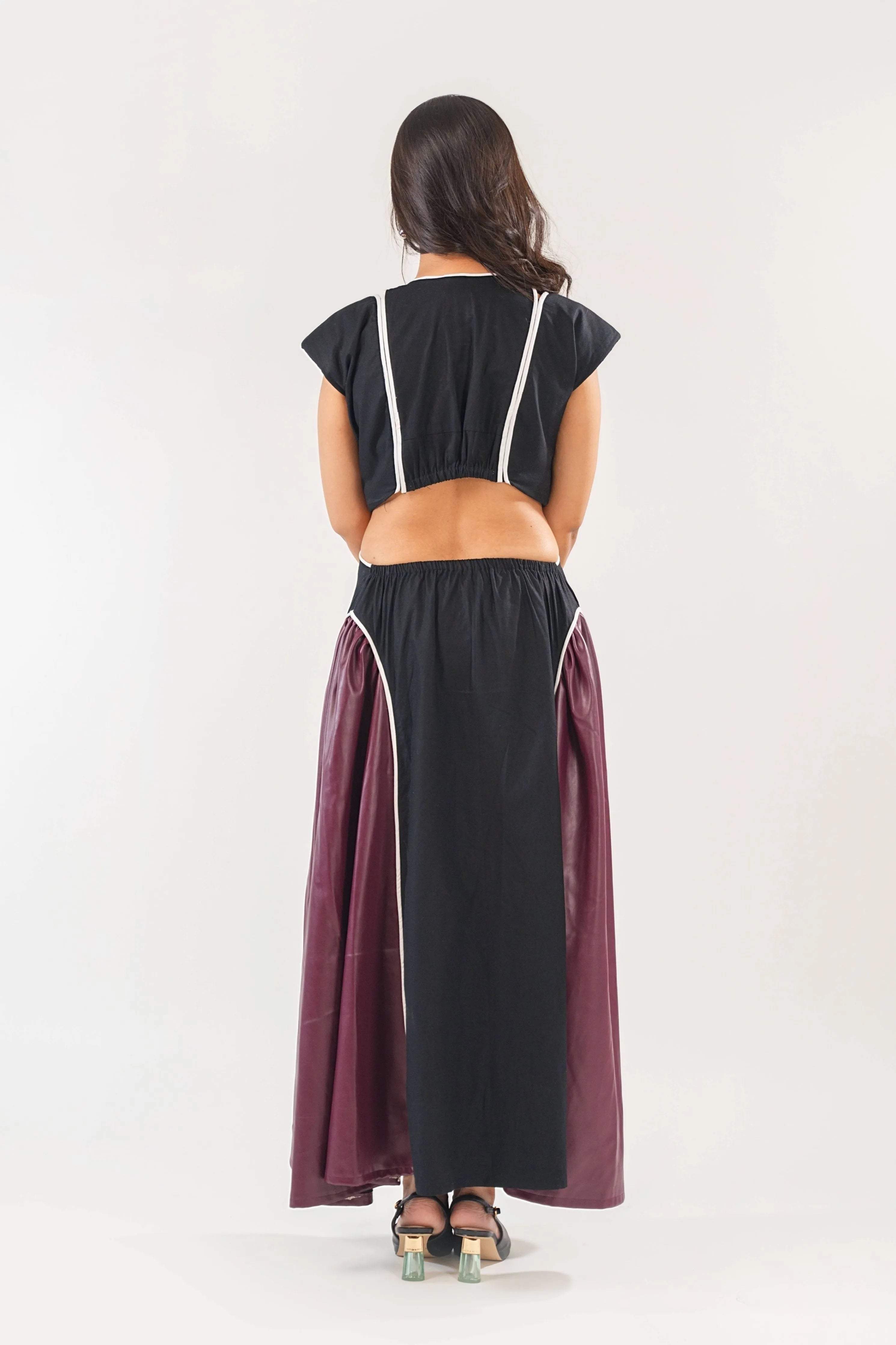 Leather Fusion Dress