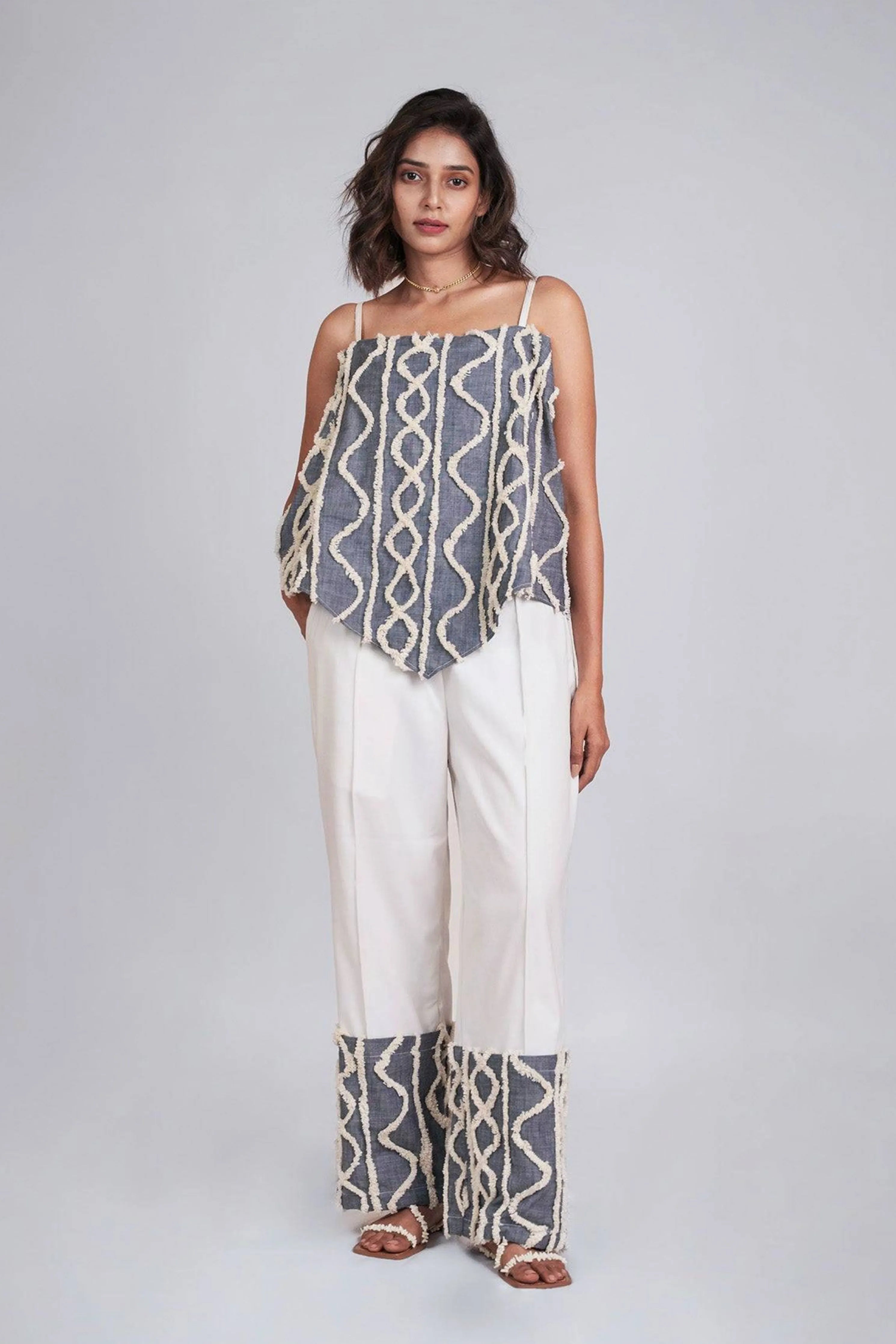 Frayed Denim Co-Ord Set