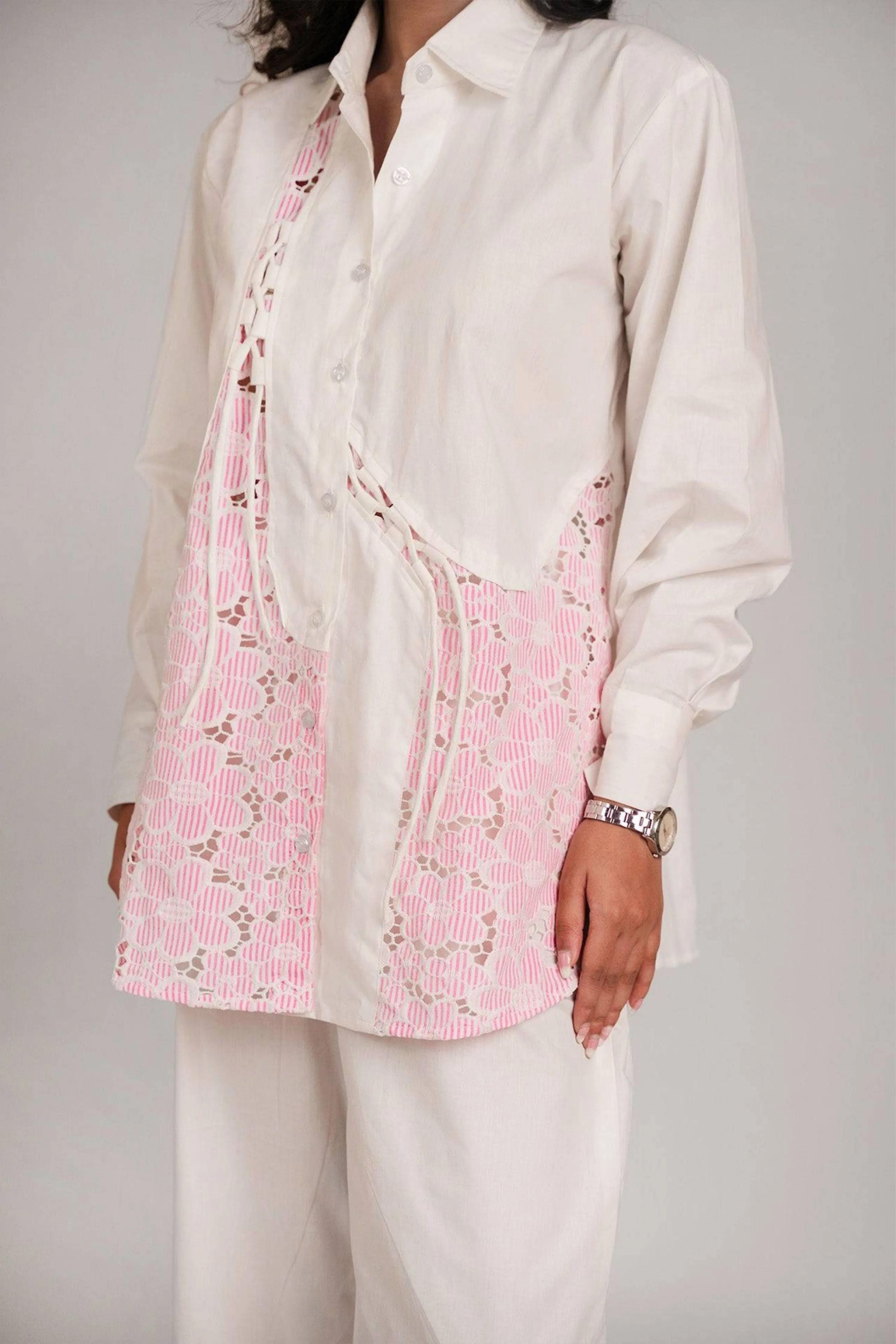 Striped Floral Co-Ord  Set