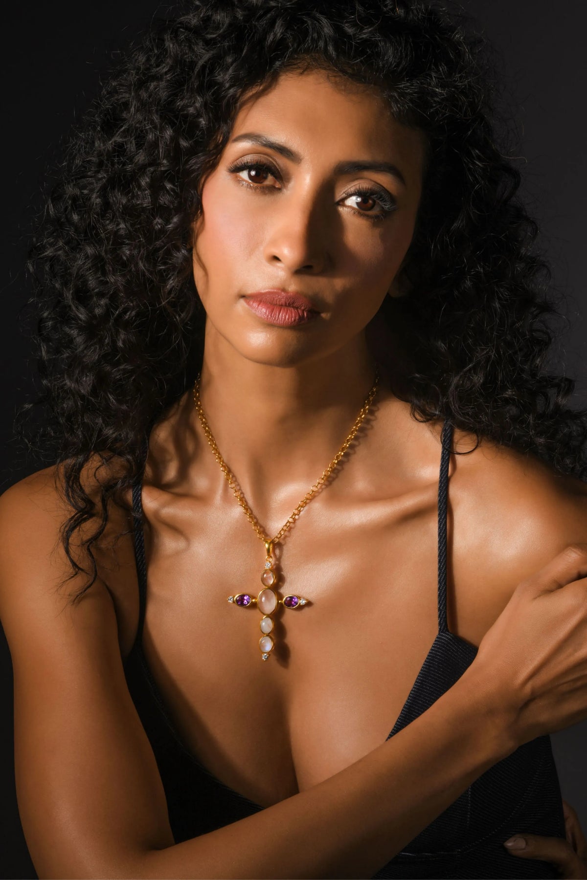 Amara Cross Necklace