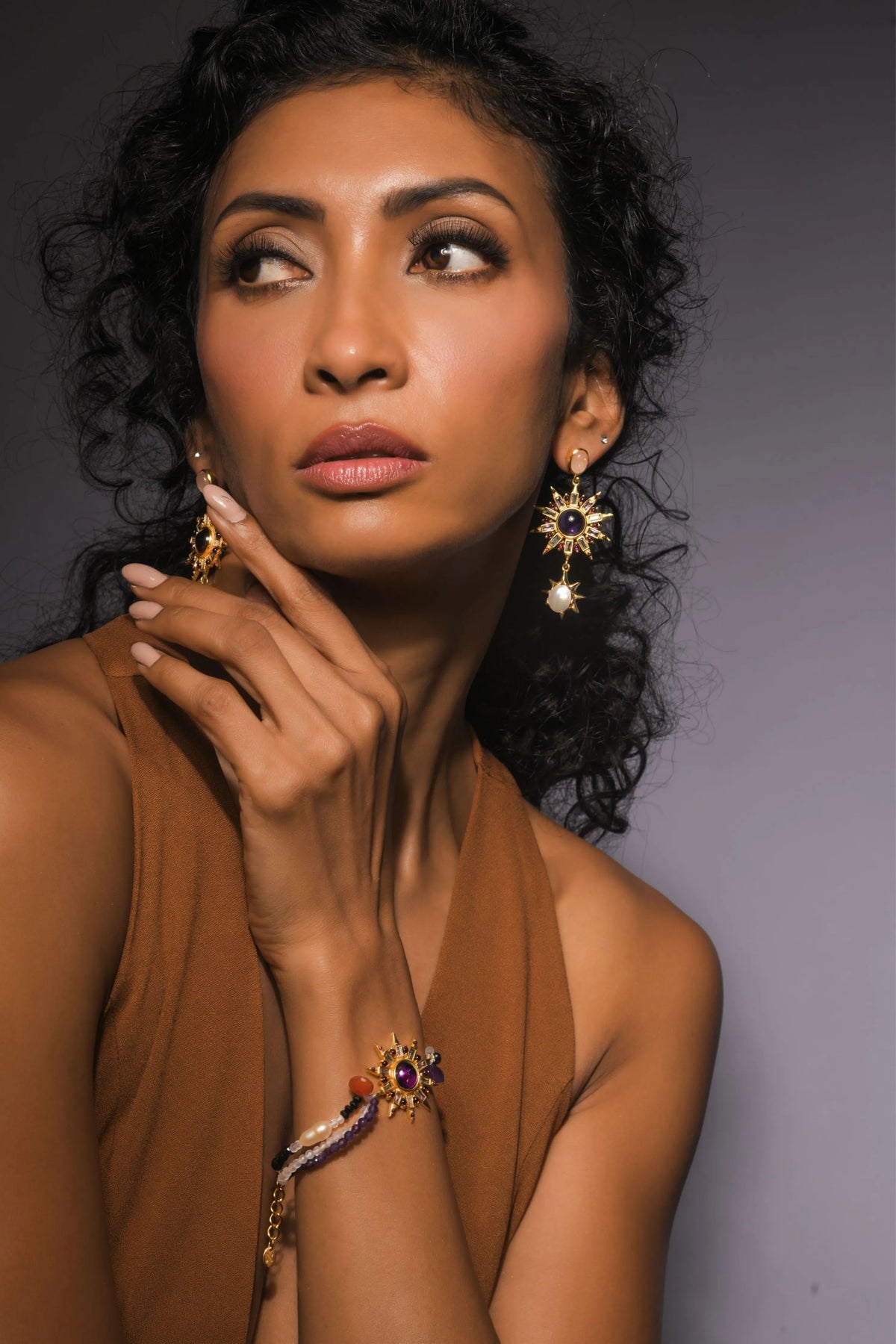 Violet Sovereign Earring