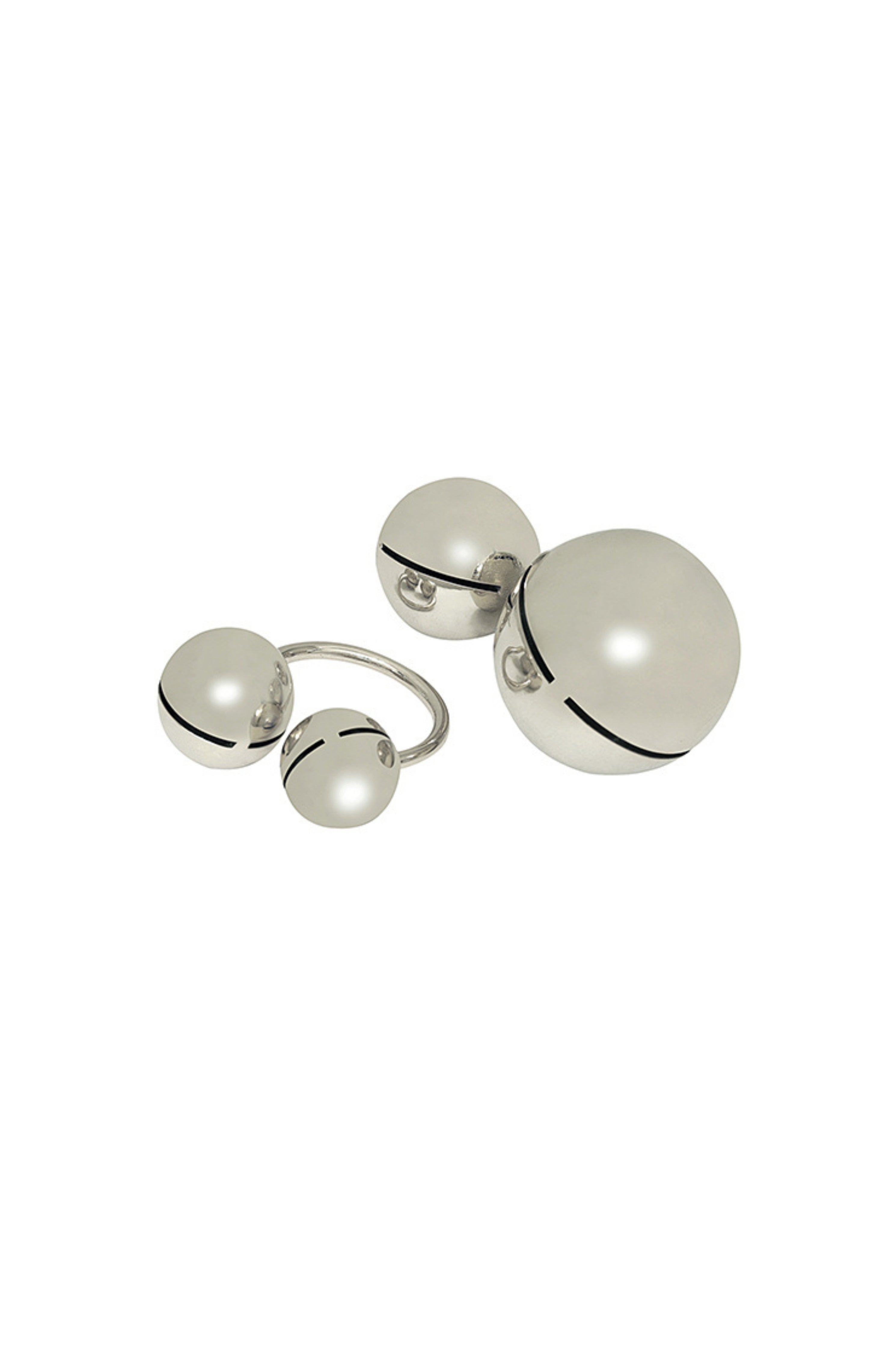 Silver Cannes Midi Rings