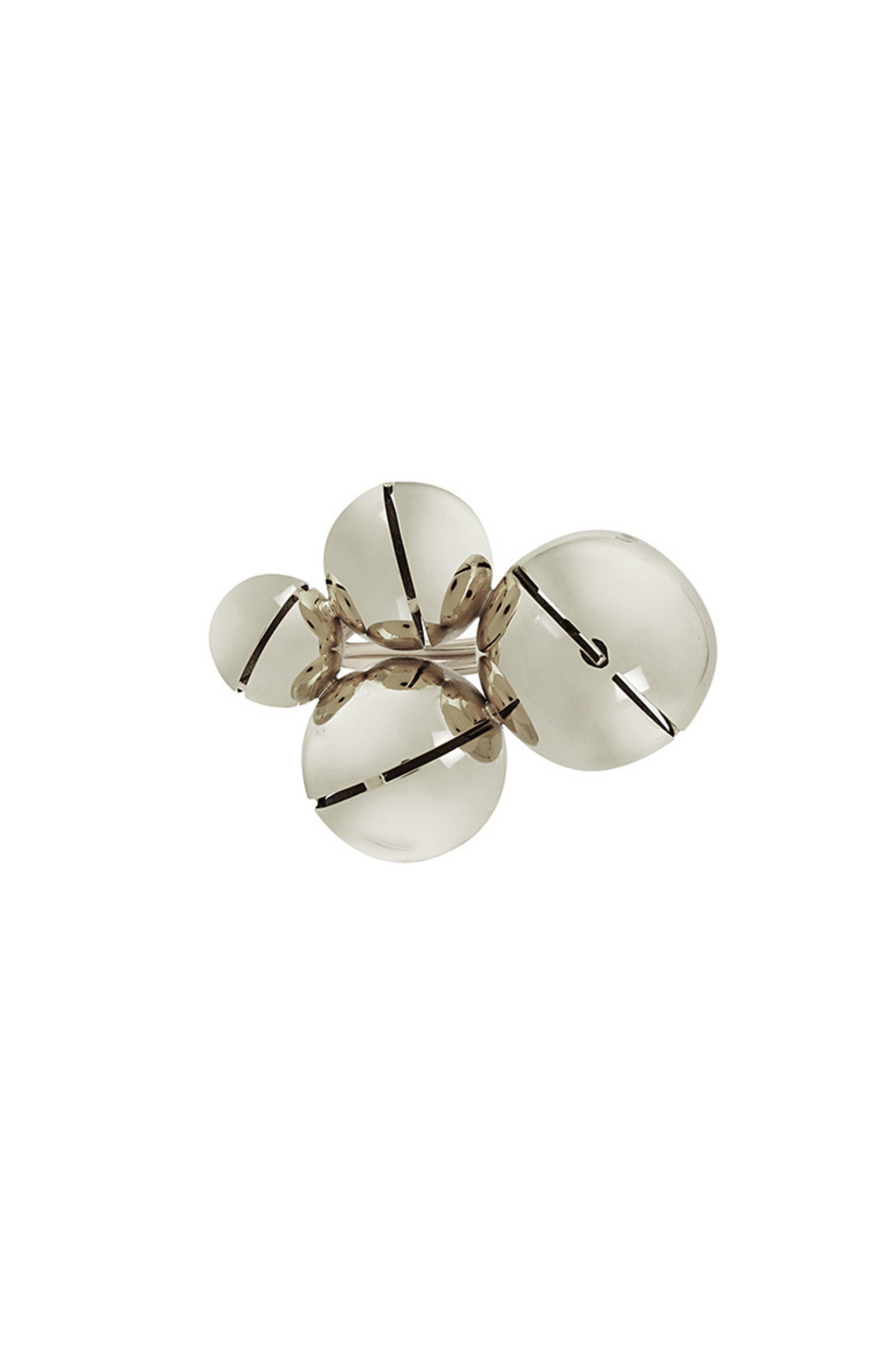 Silver Montreal Cluster Ring