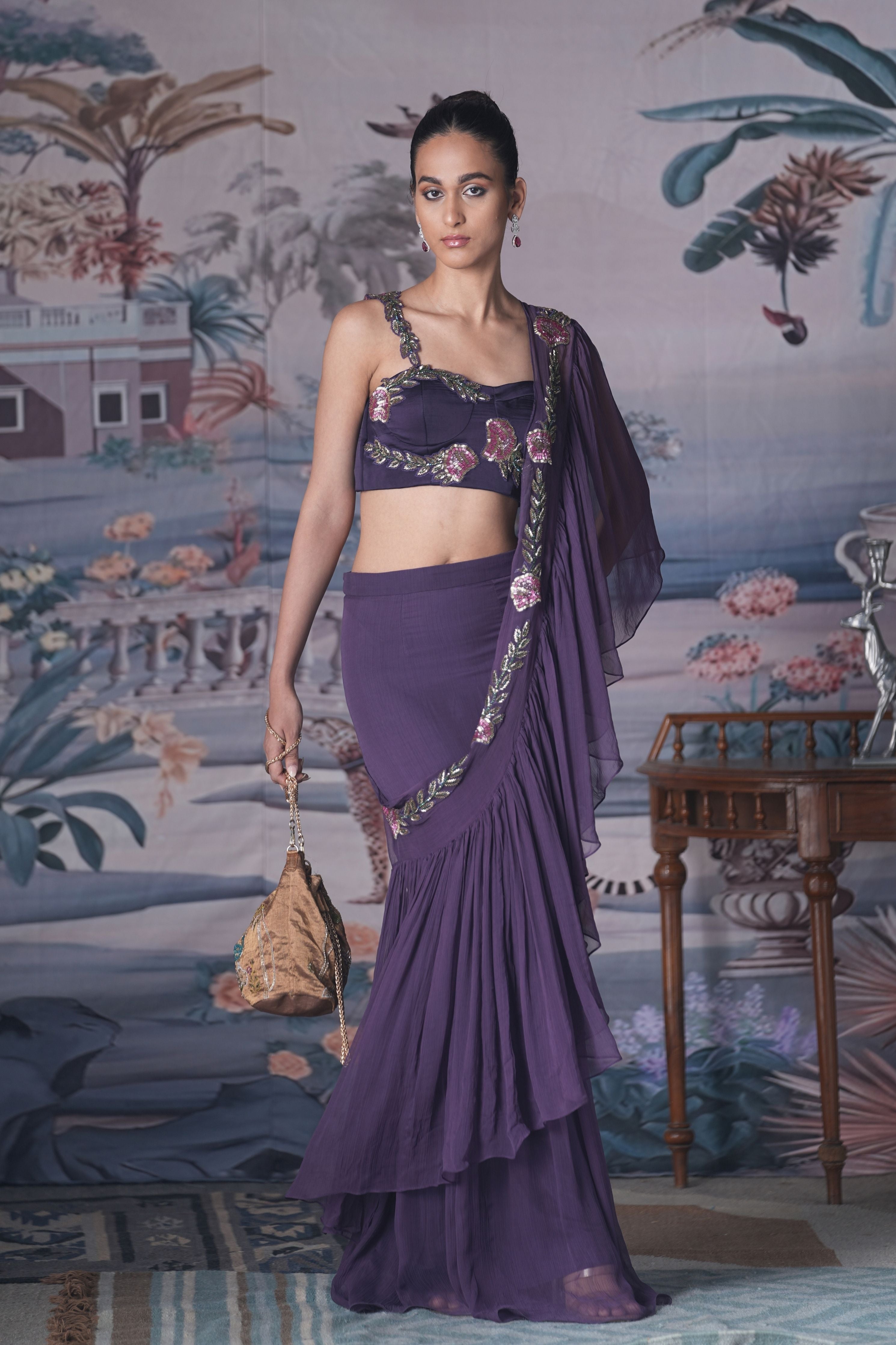 Noor-e-Nazakat Draped Saree