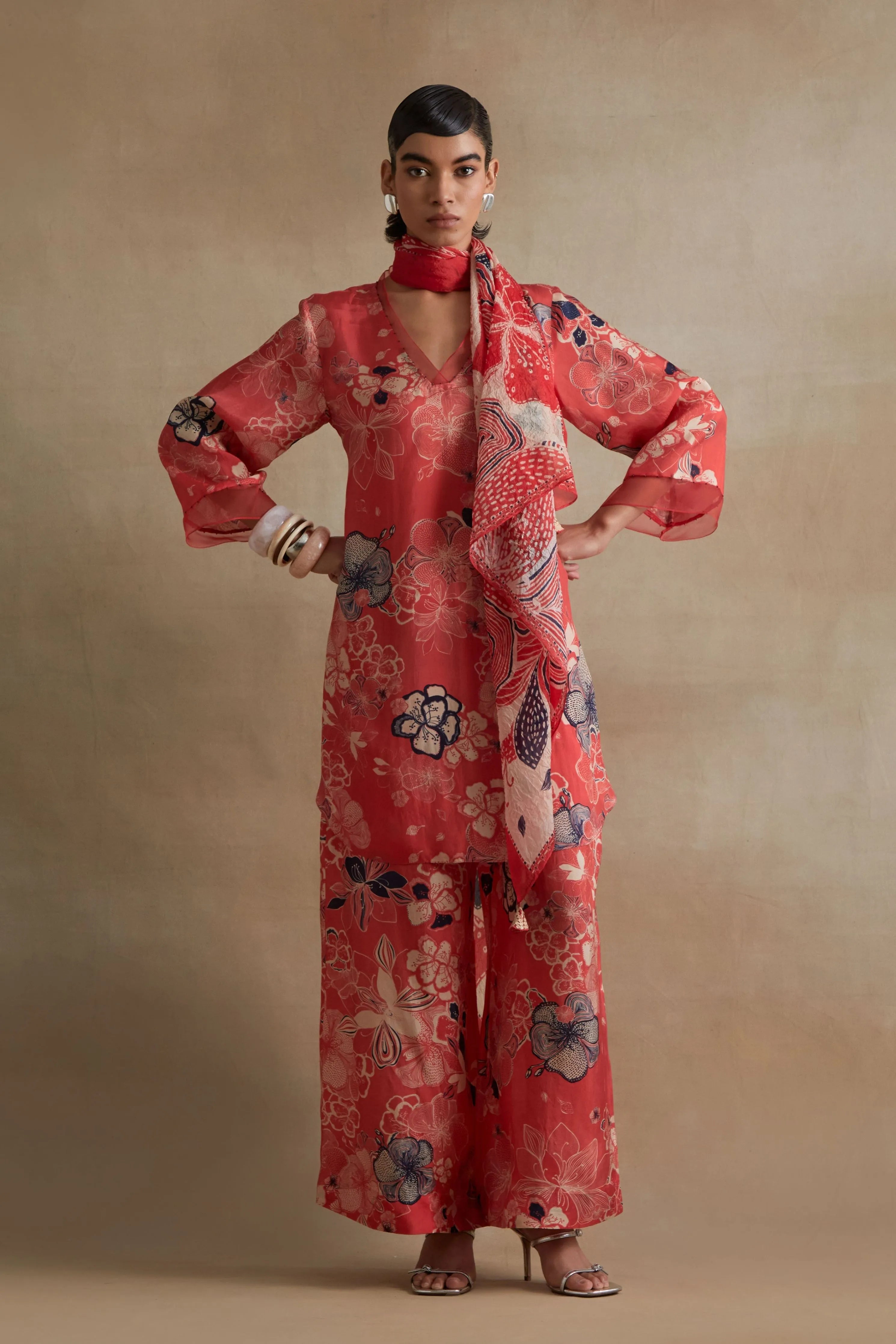 Tomato Tunic Set