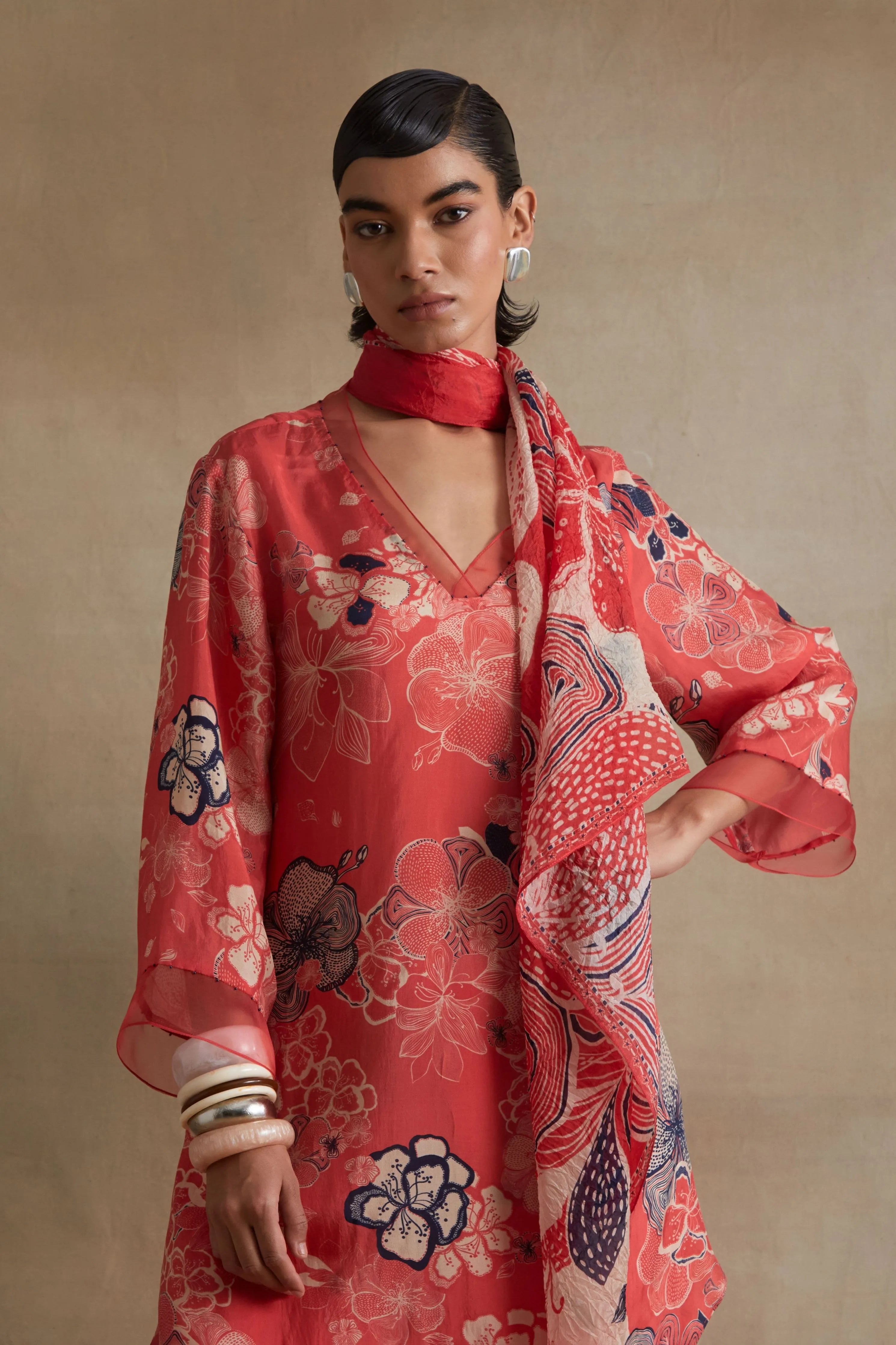 Tomato Tunic Set