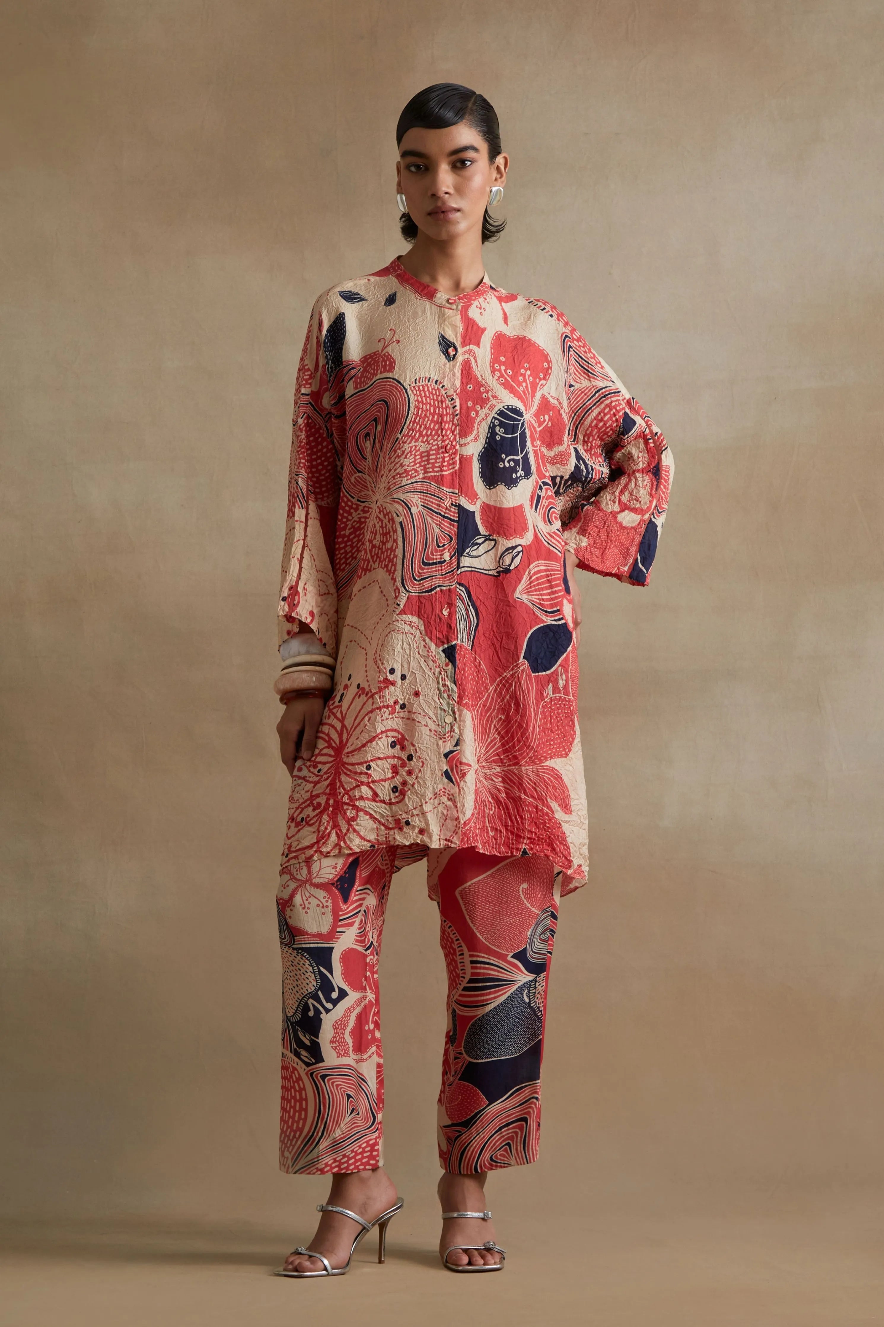 Tomato Handcrafted Tunic Set