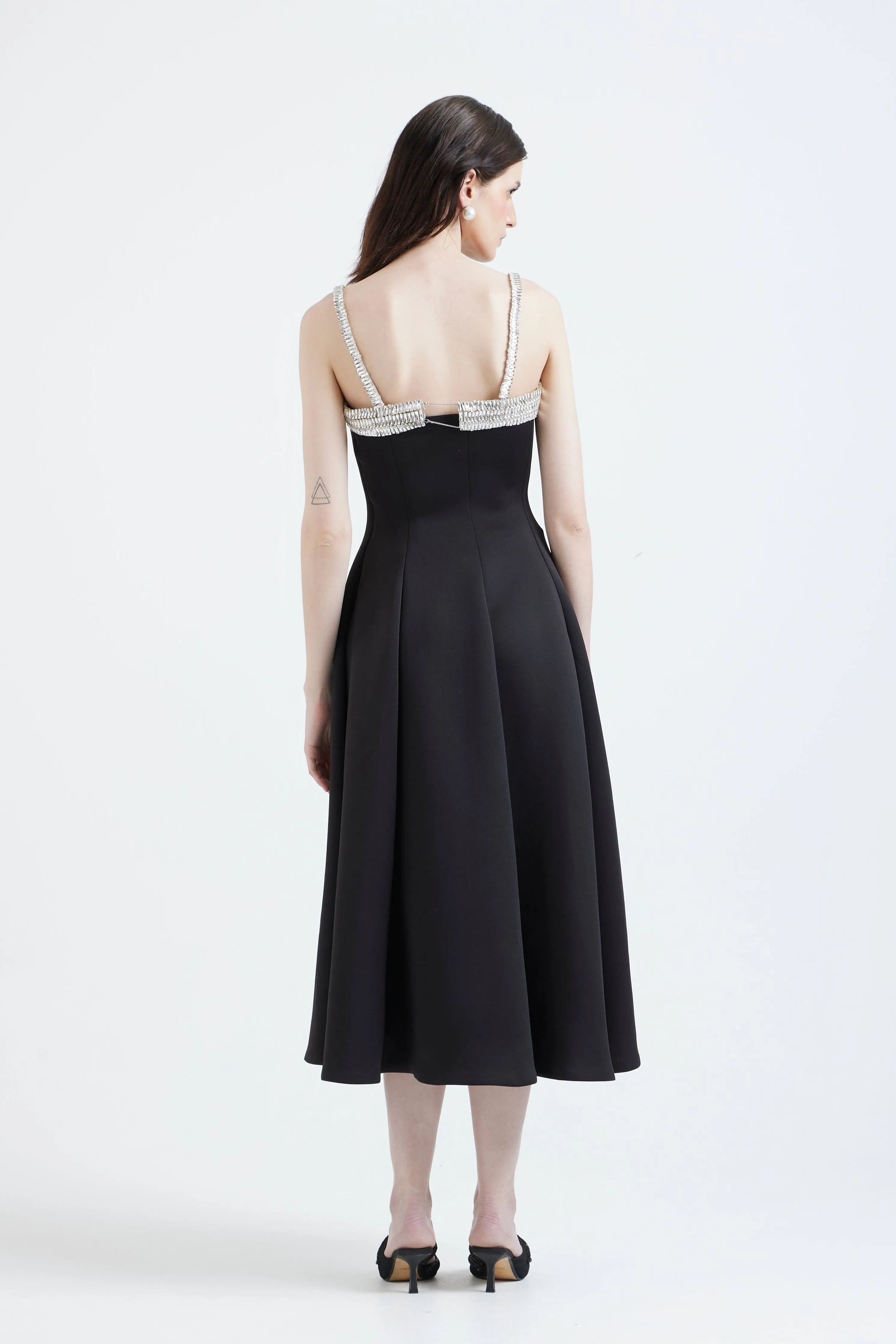 Nysa Stone Dress With Overlay