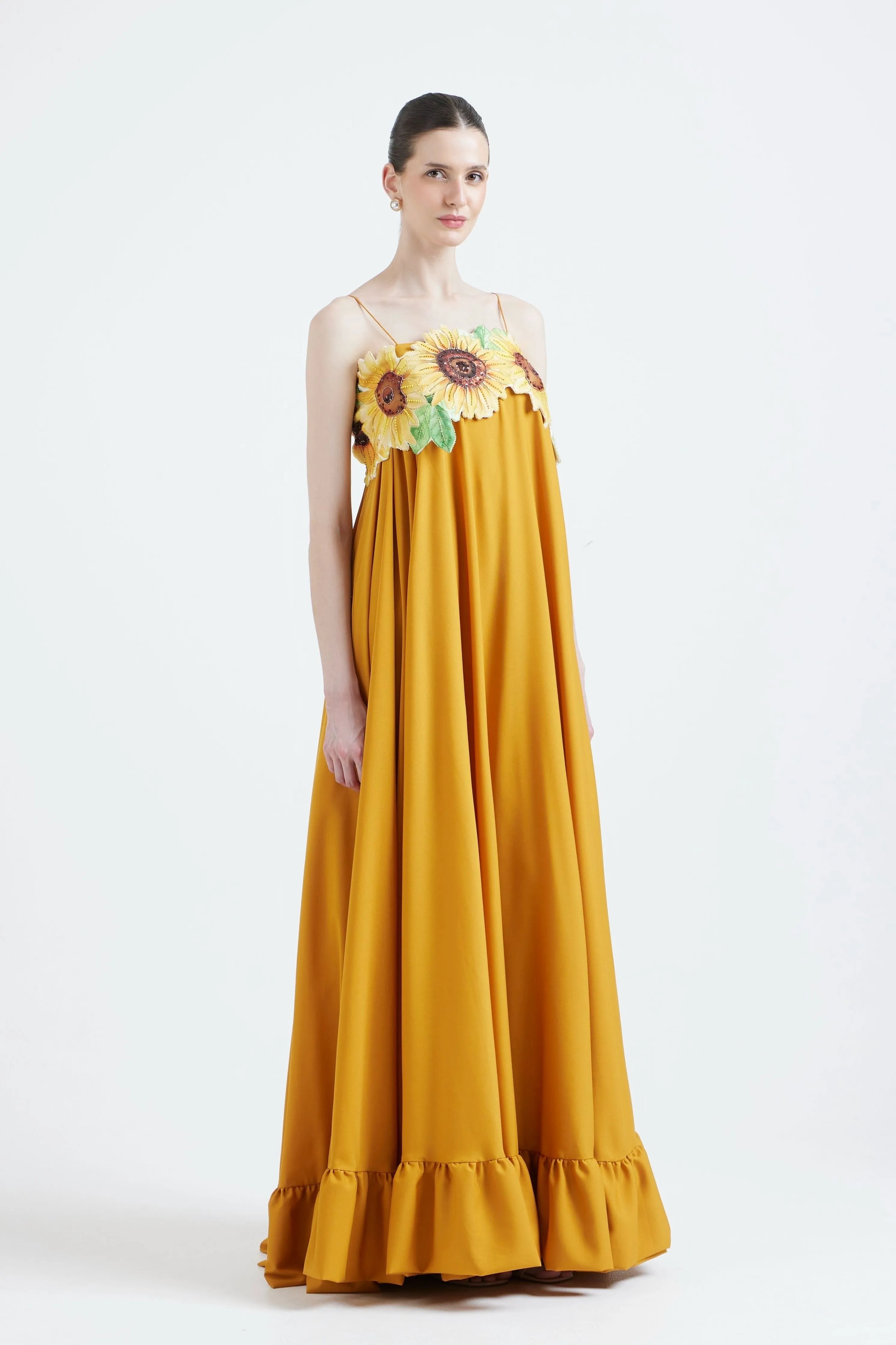 Nora Sunflower Dress Withtube