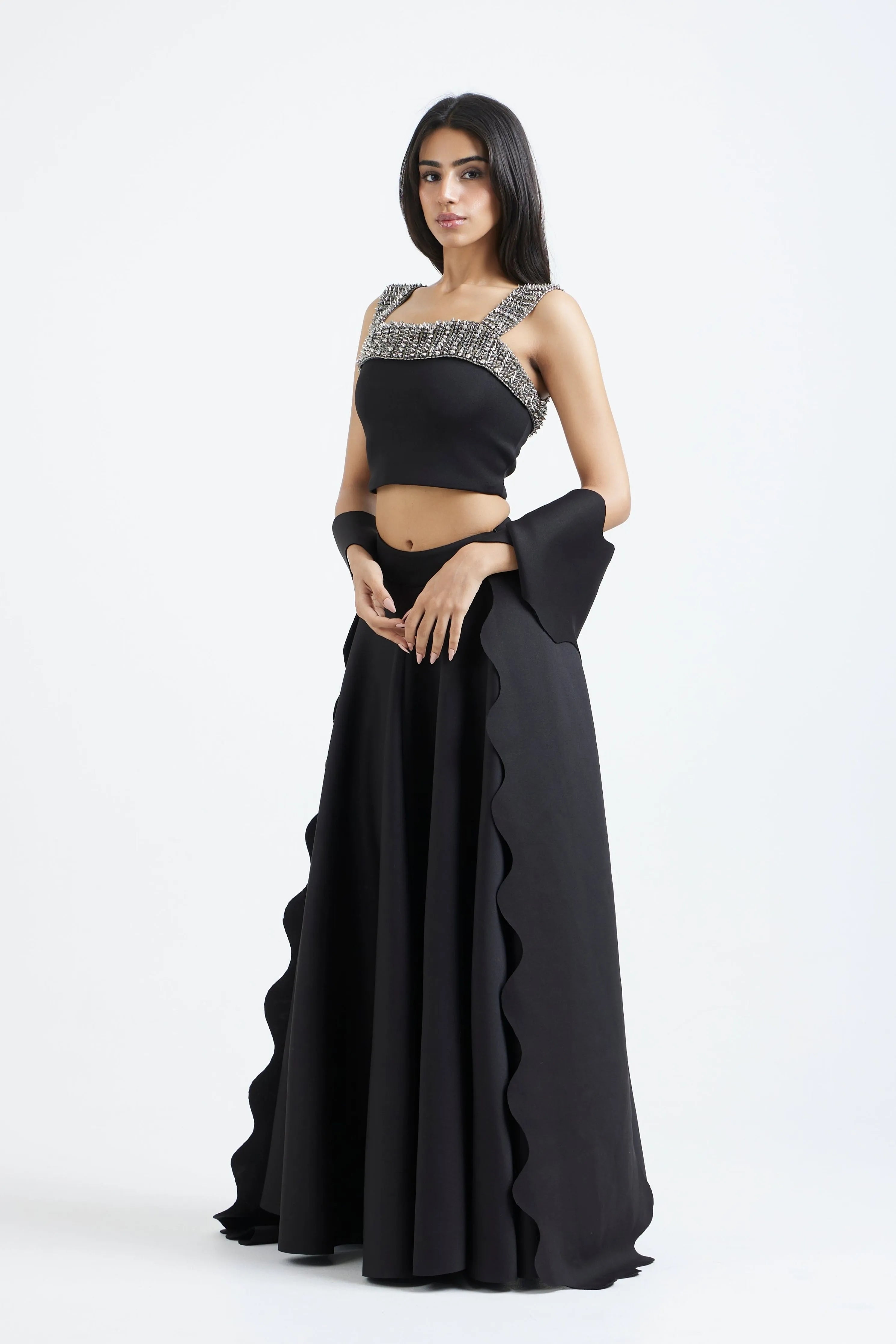 Alia Set Studded Overlay