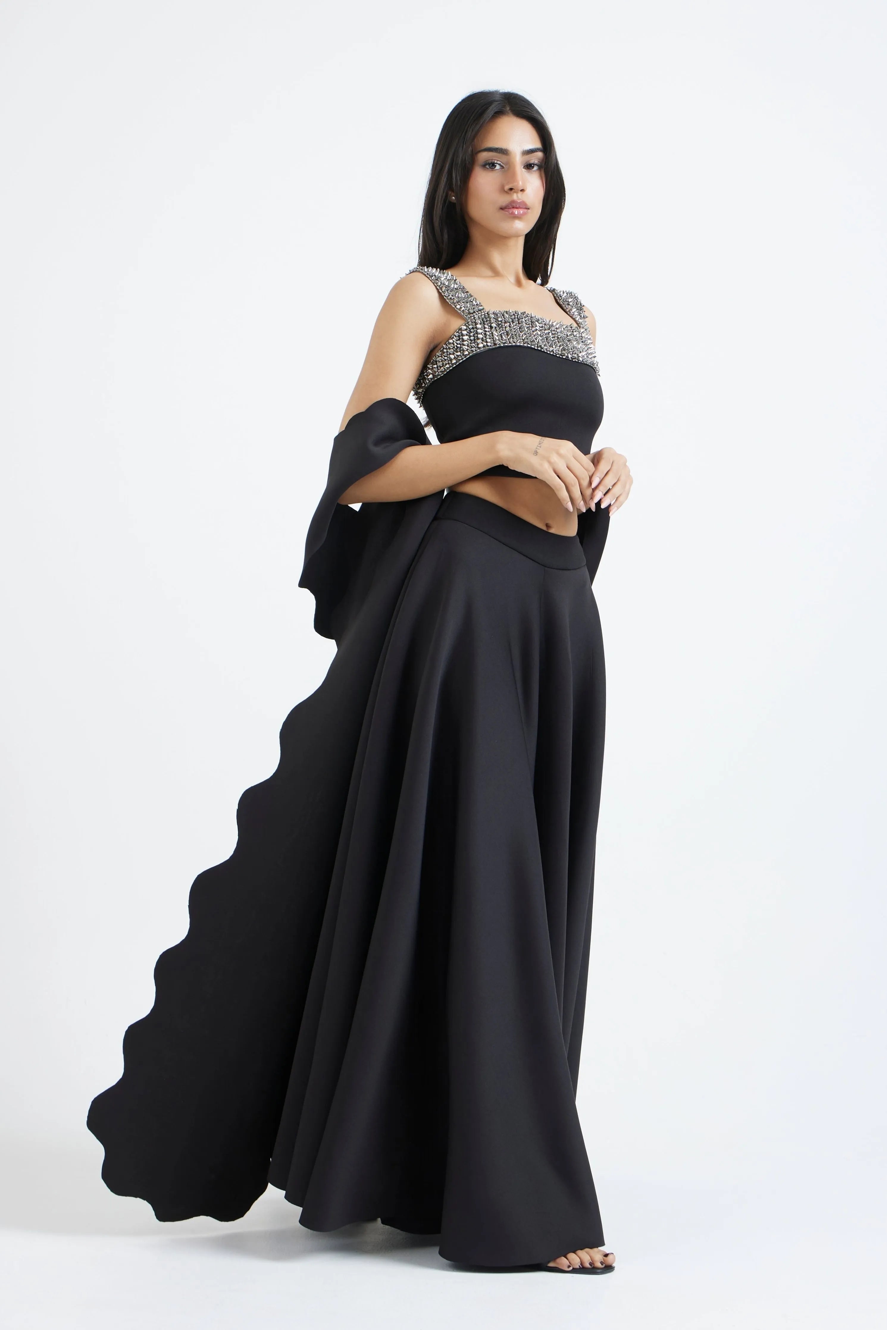 Alia Set Studded Overlay