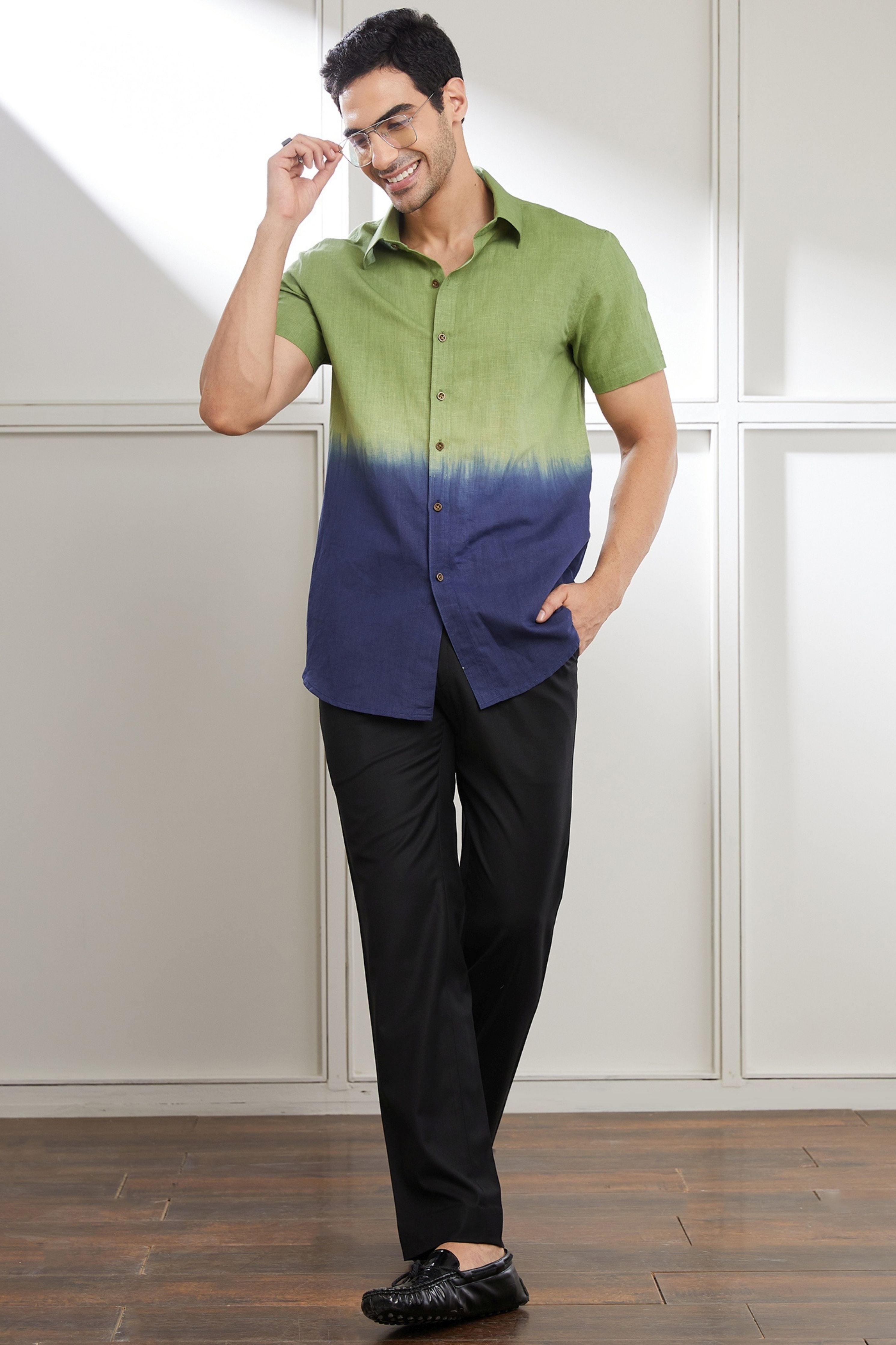 Olive Ombre Indigo
