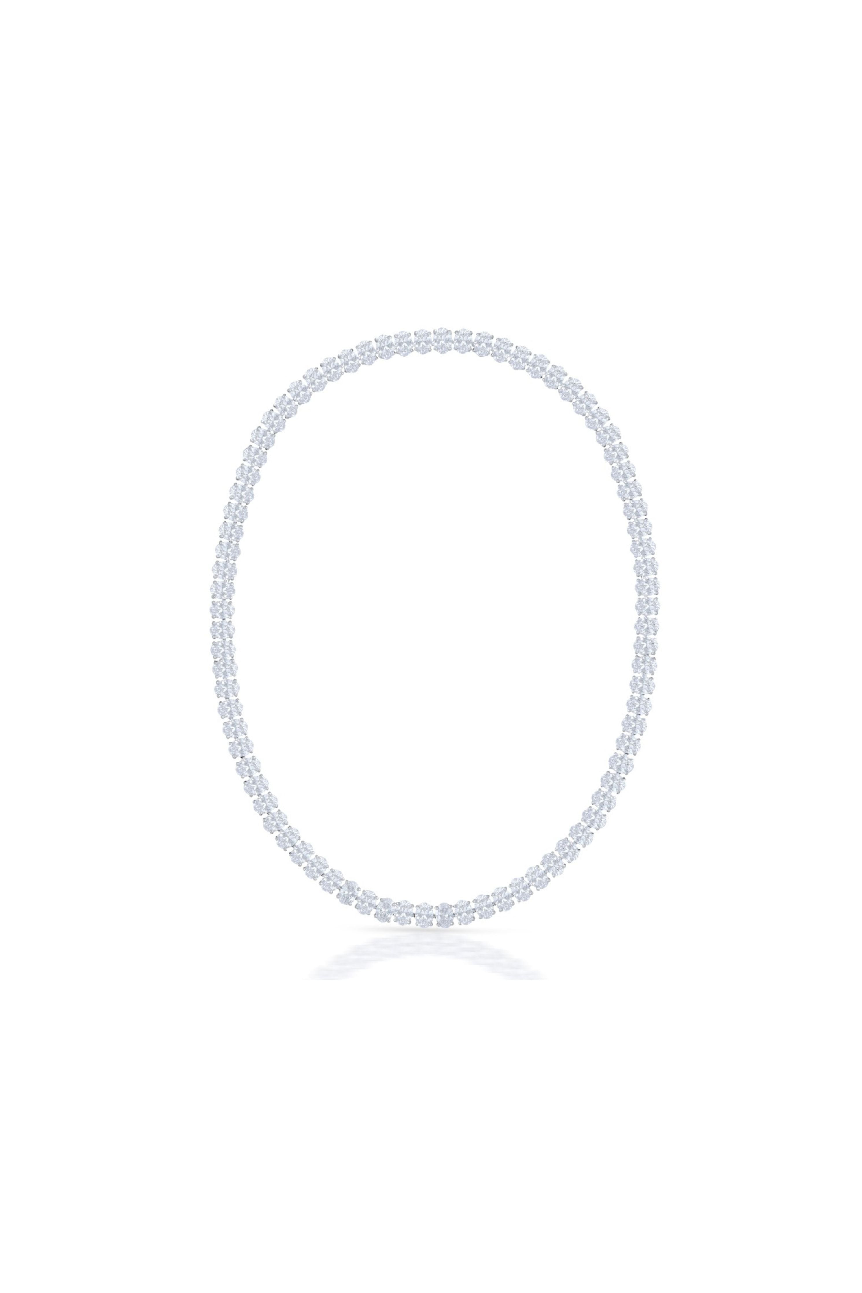 Oval Solitaire Necklace