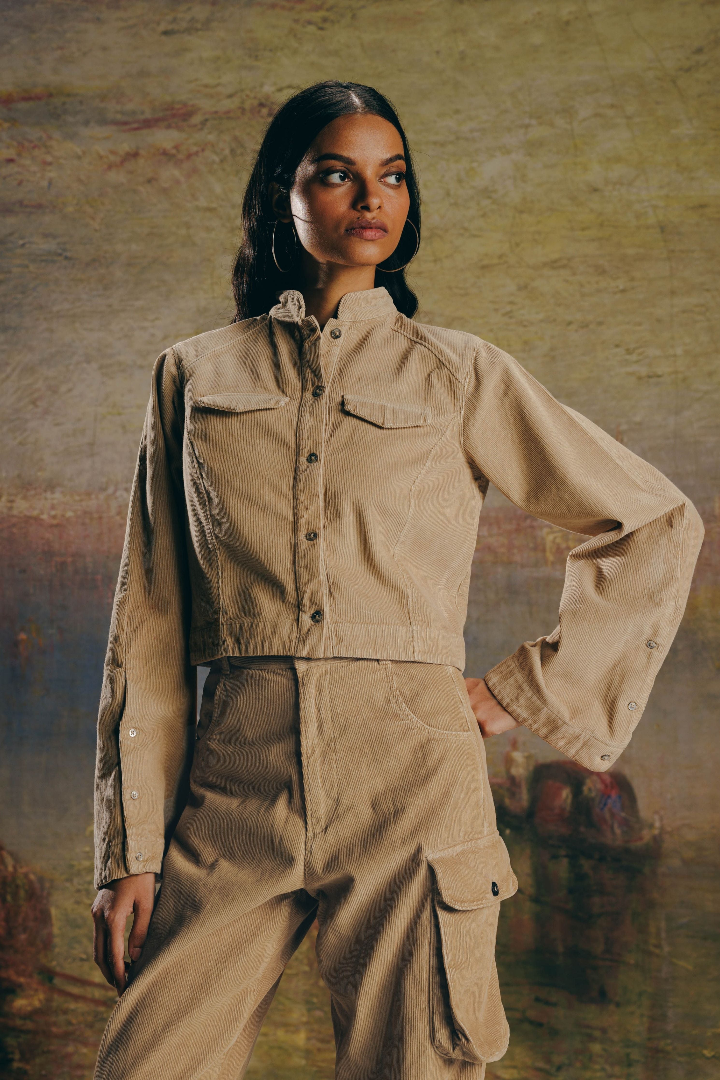 Overdyed Washed Shacket