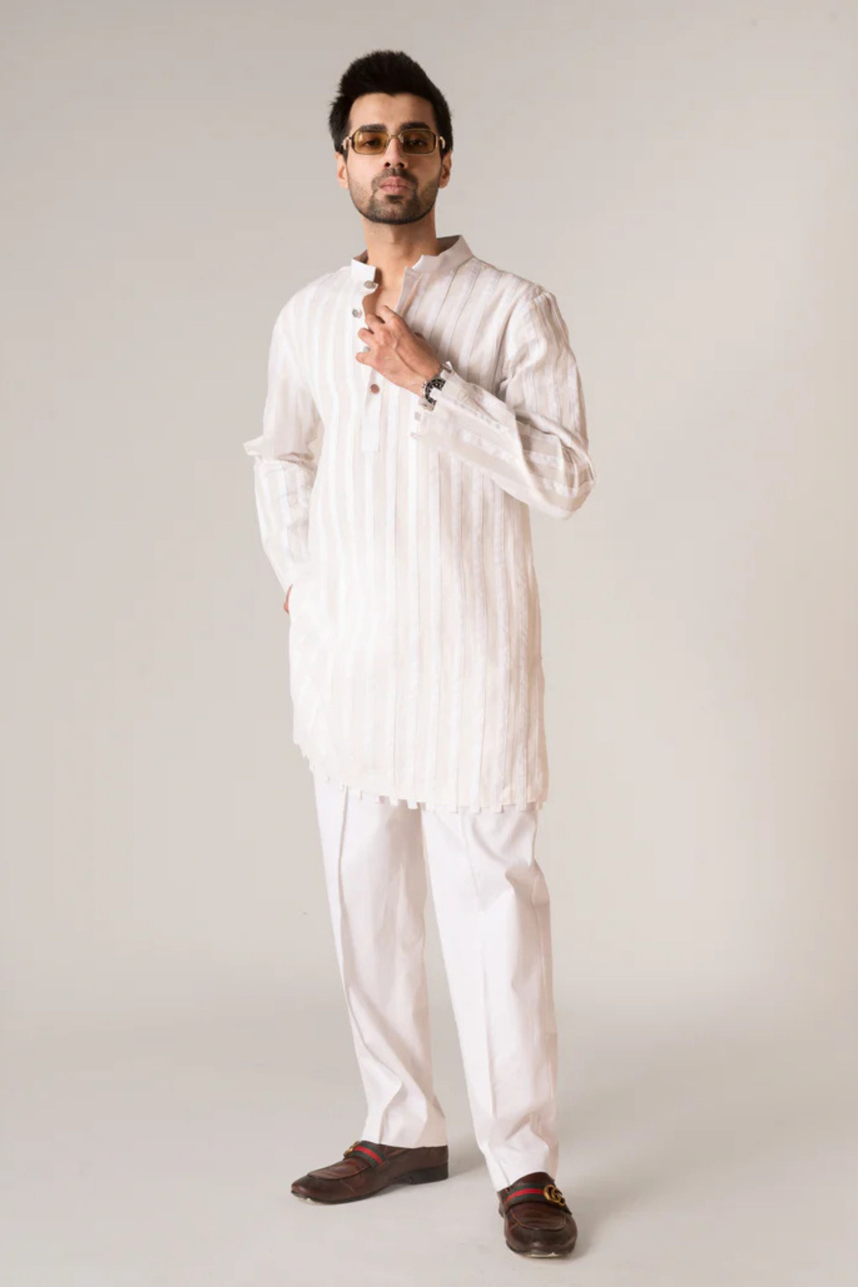 Protruding Panel Kurta