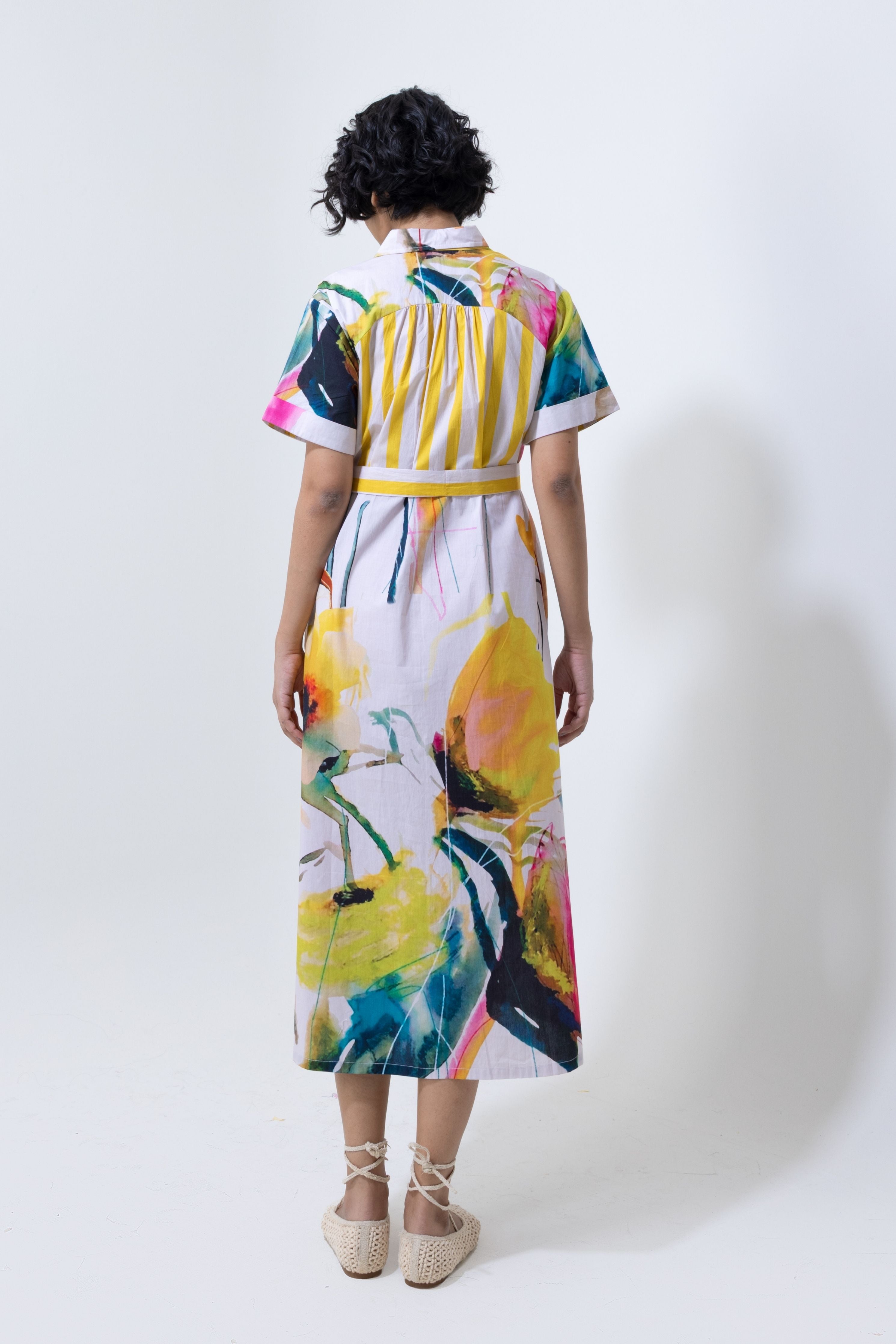 Abstract Art Middi Dress