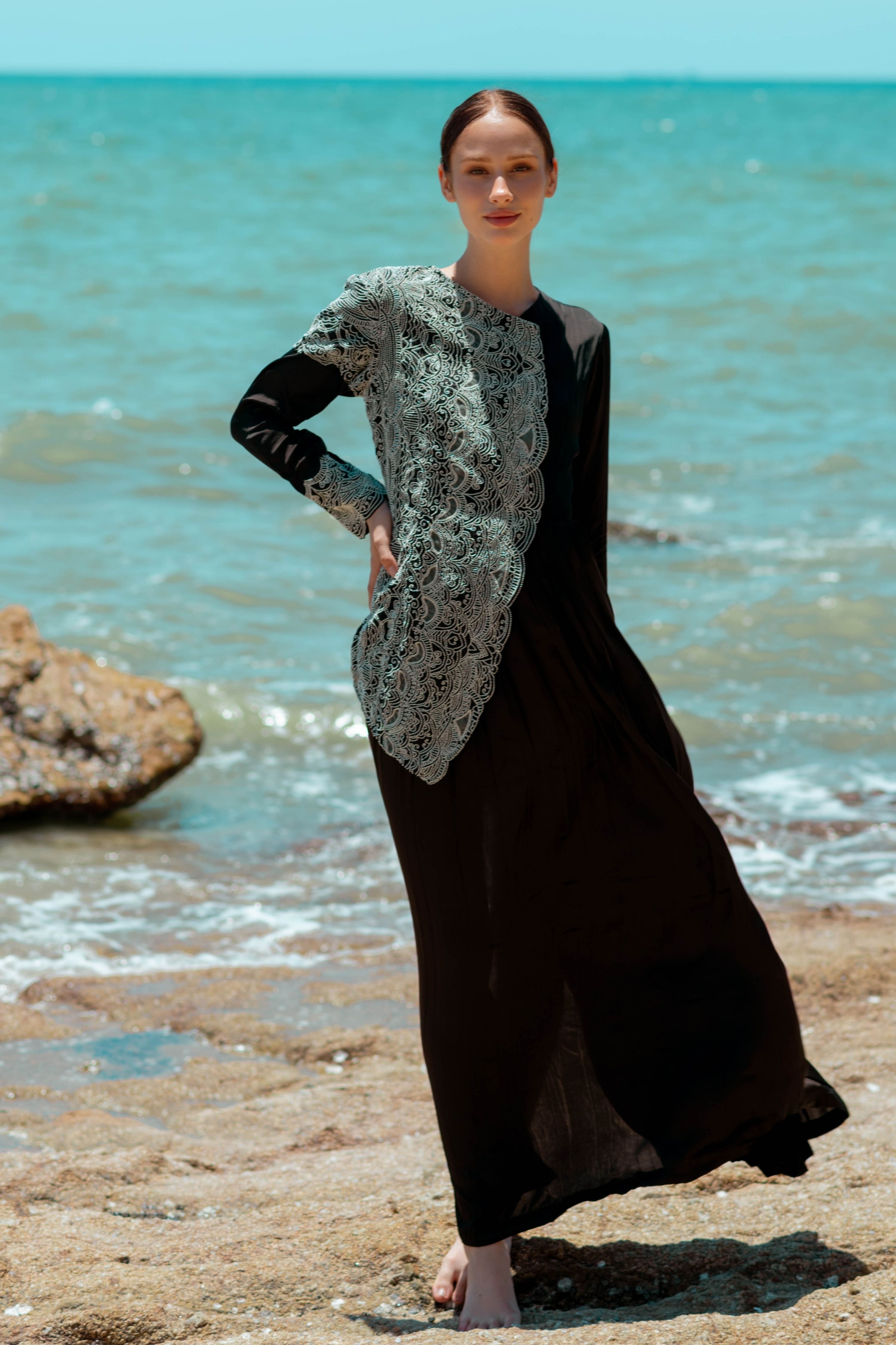 Embroidered Long Dress
