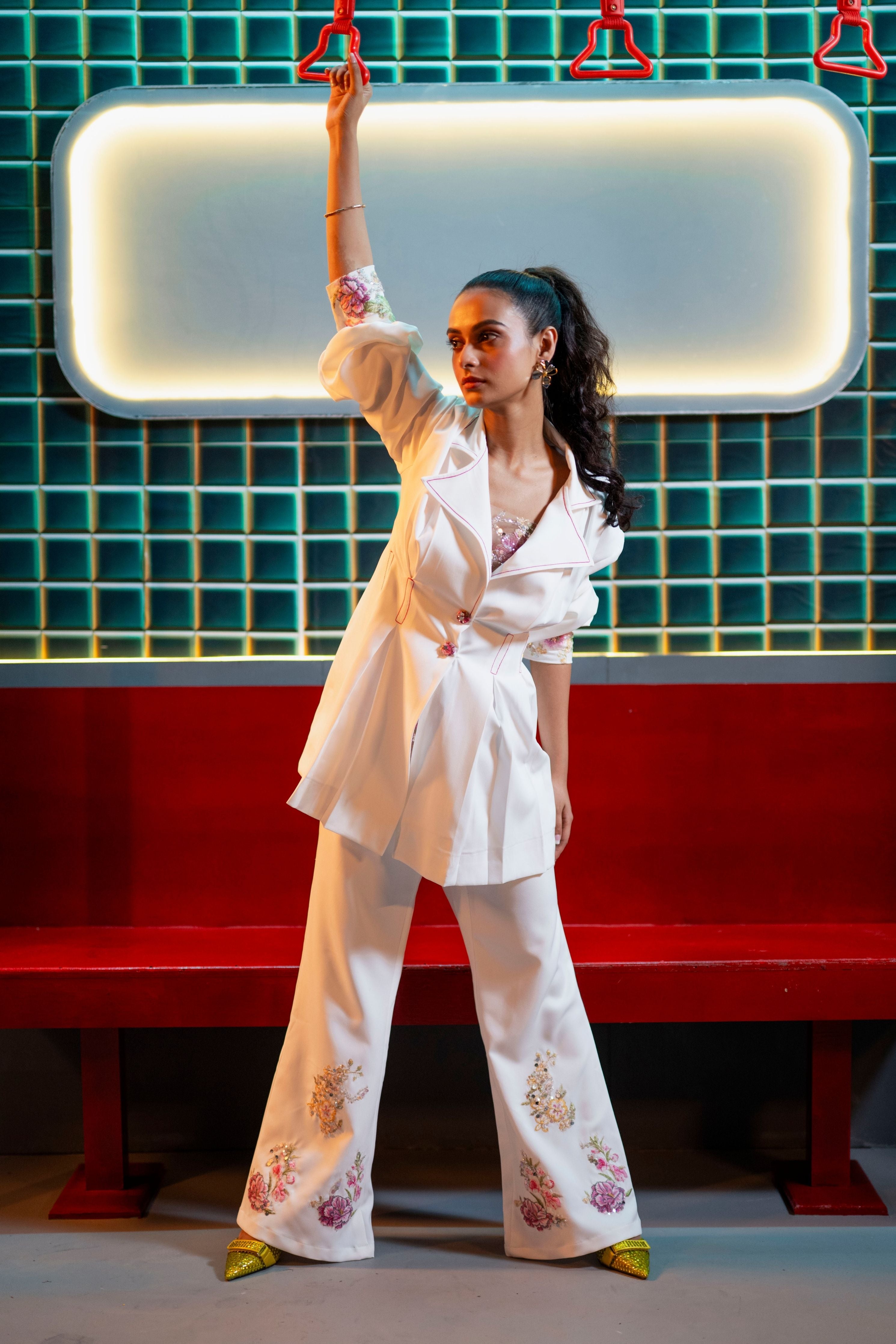 Pant Suit With Hand Embroidery