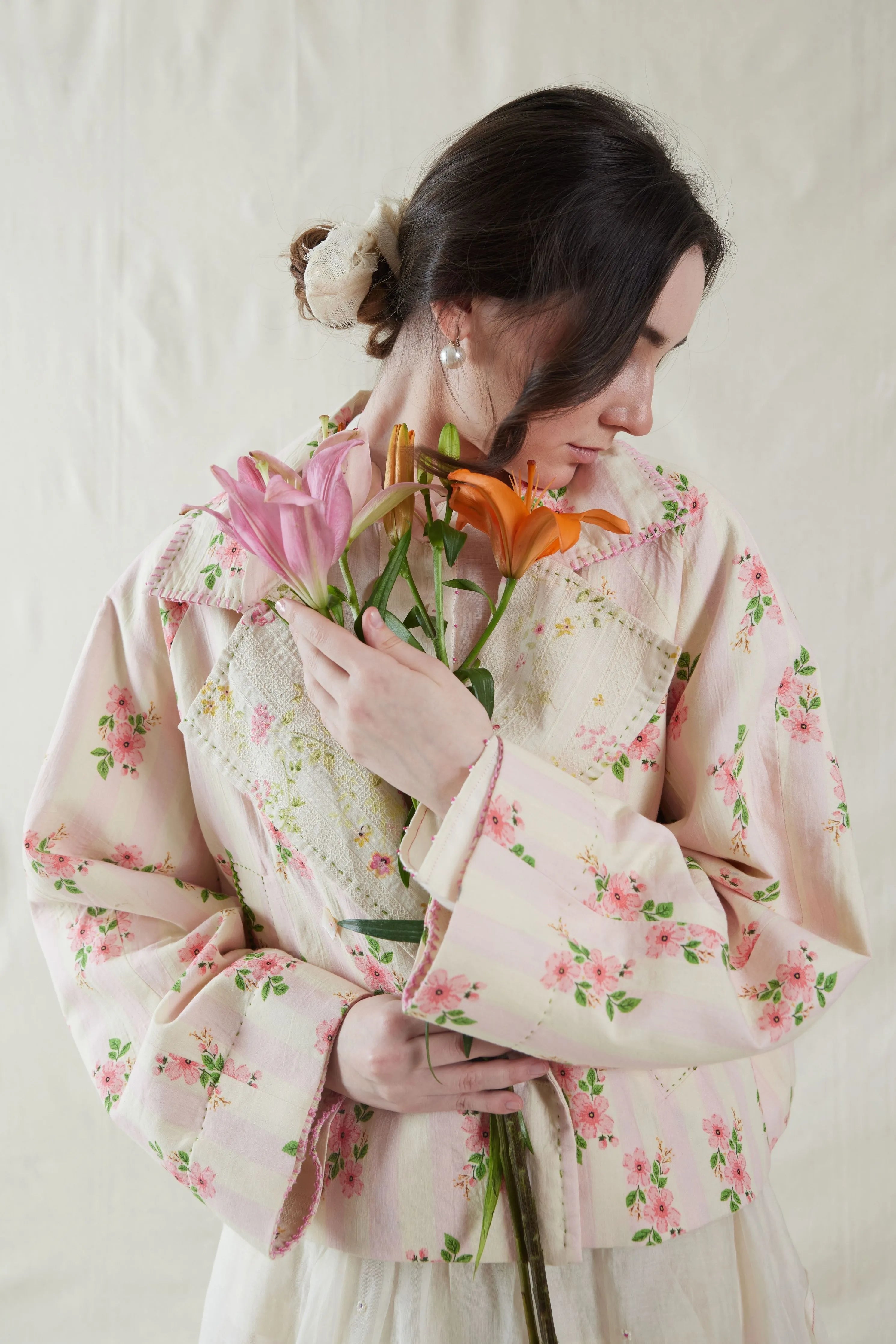 Hand Woven Cotton Silk Top