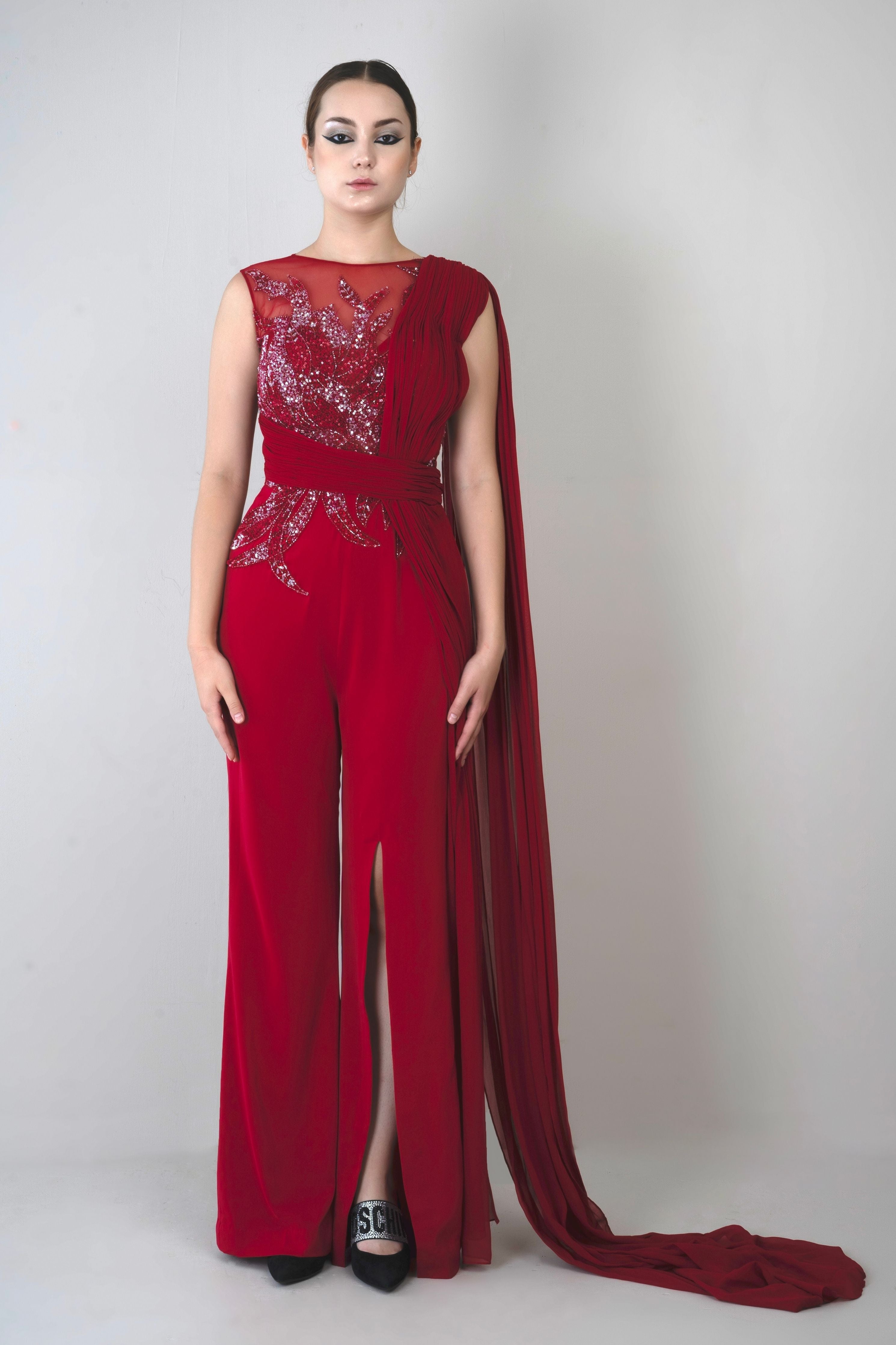 Anemone Rose Gown