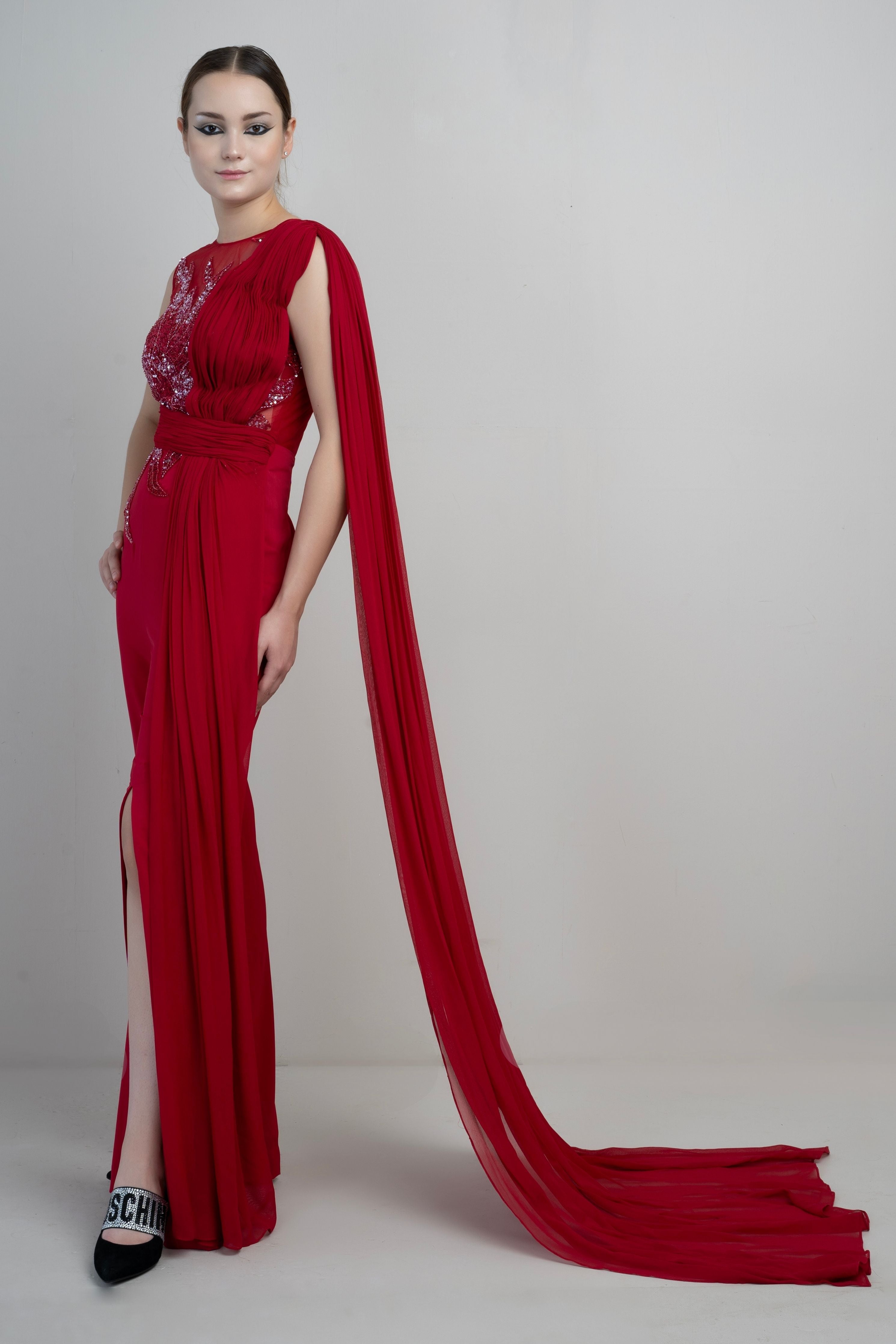 Anemone Rose Gown