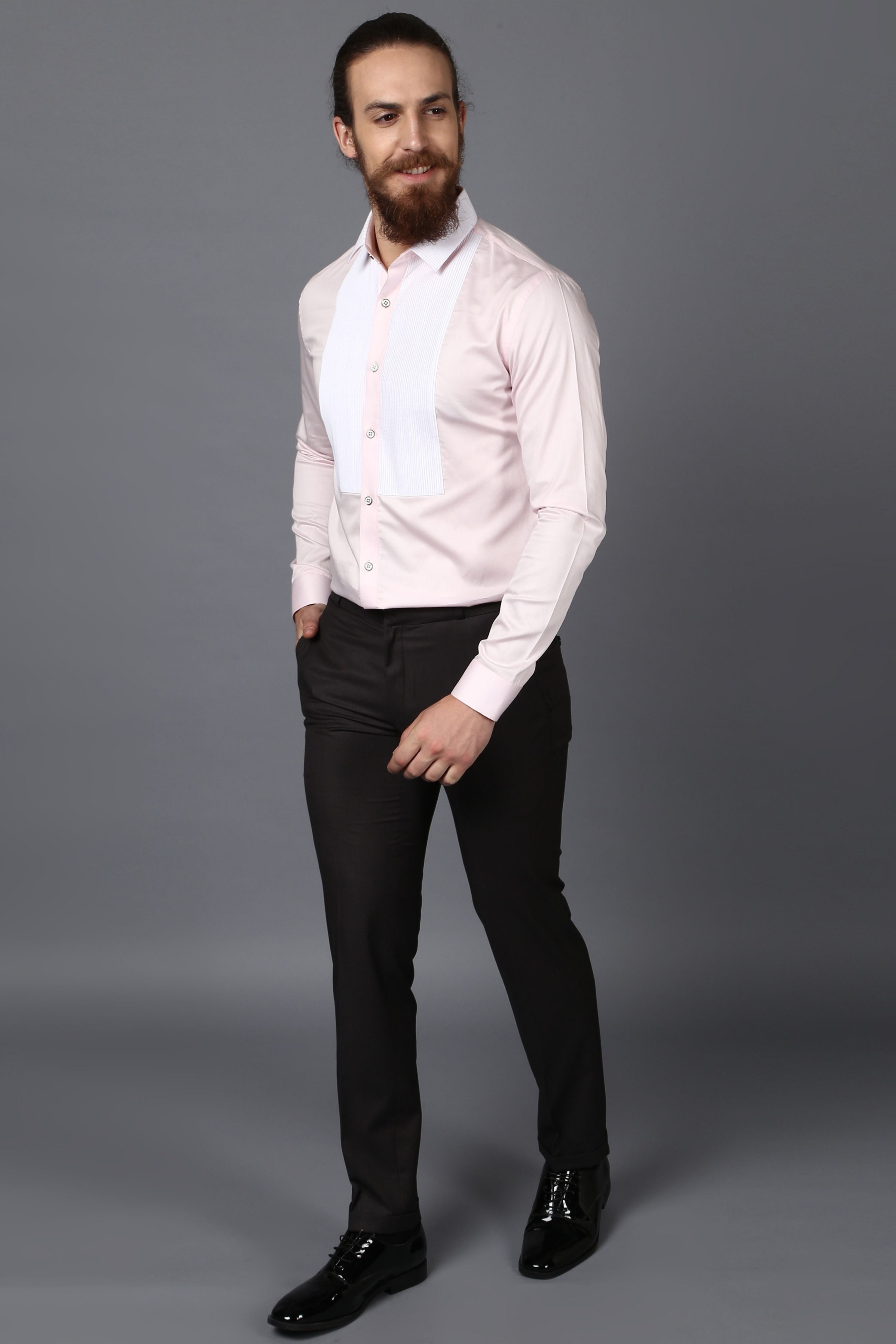 Pintuck Shirt In Pink