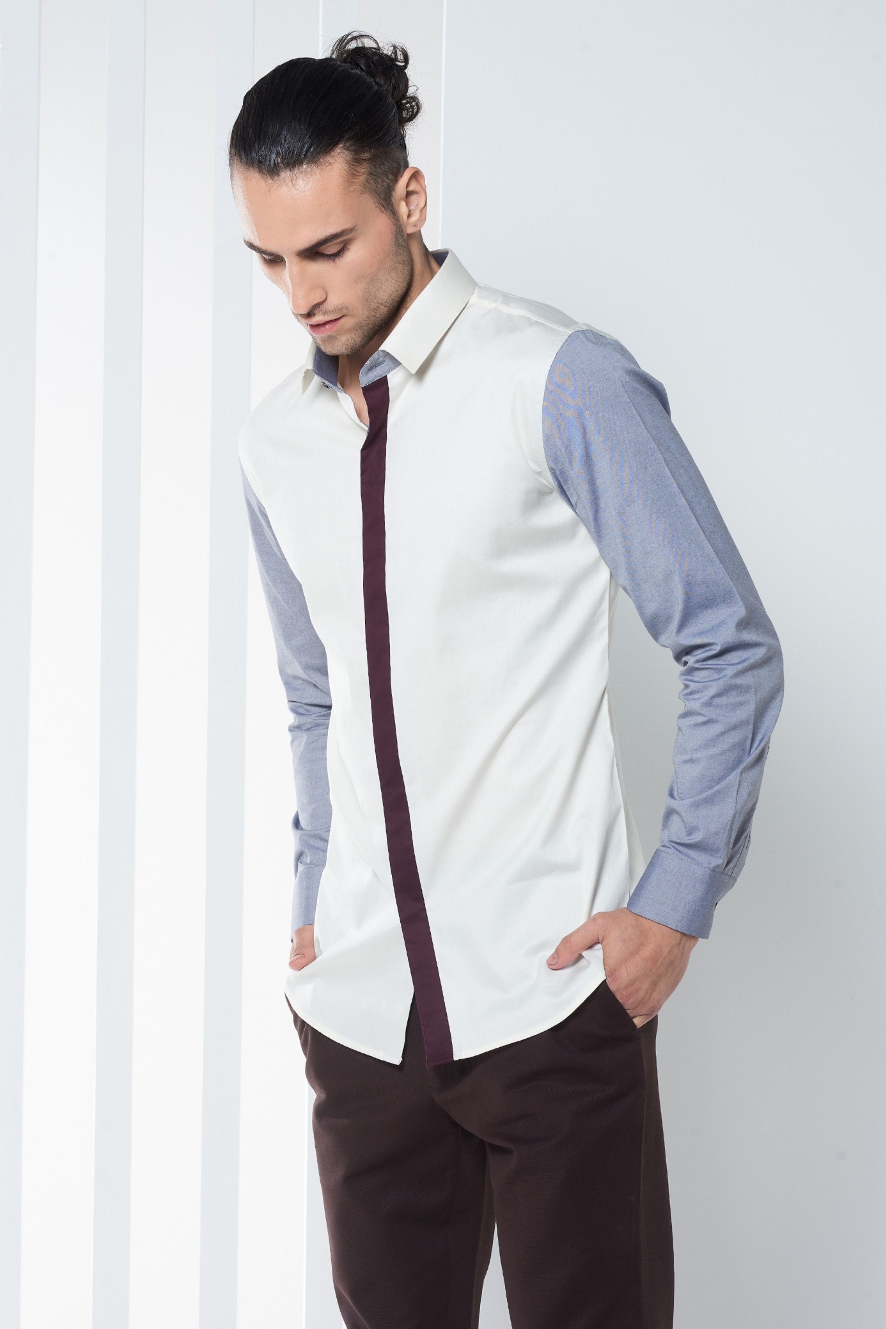 Placket Plum Shirt