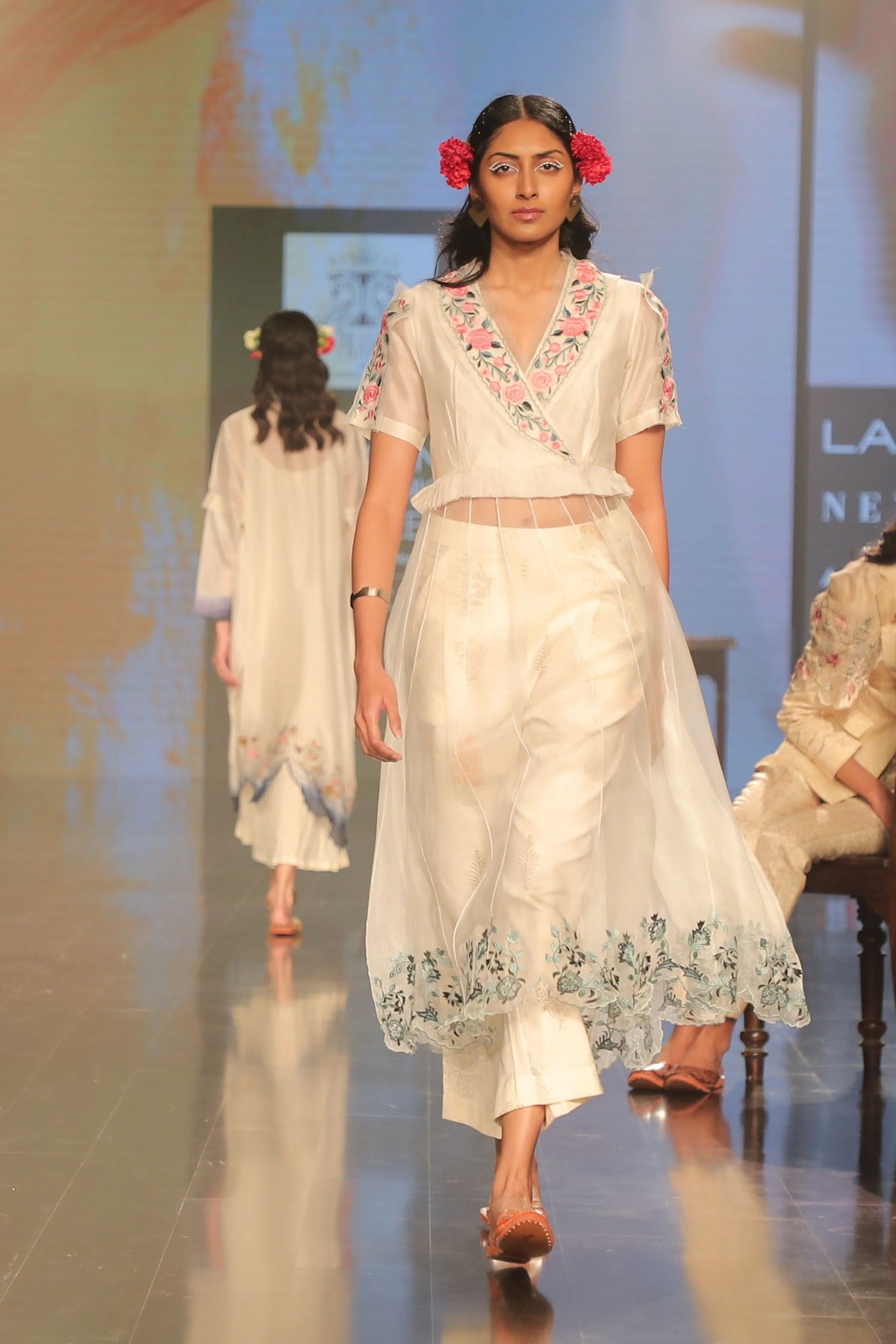 Ivory Organza Dress