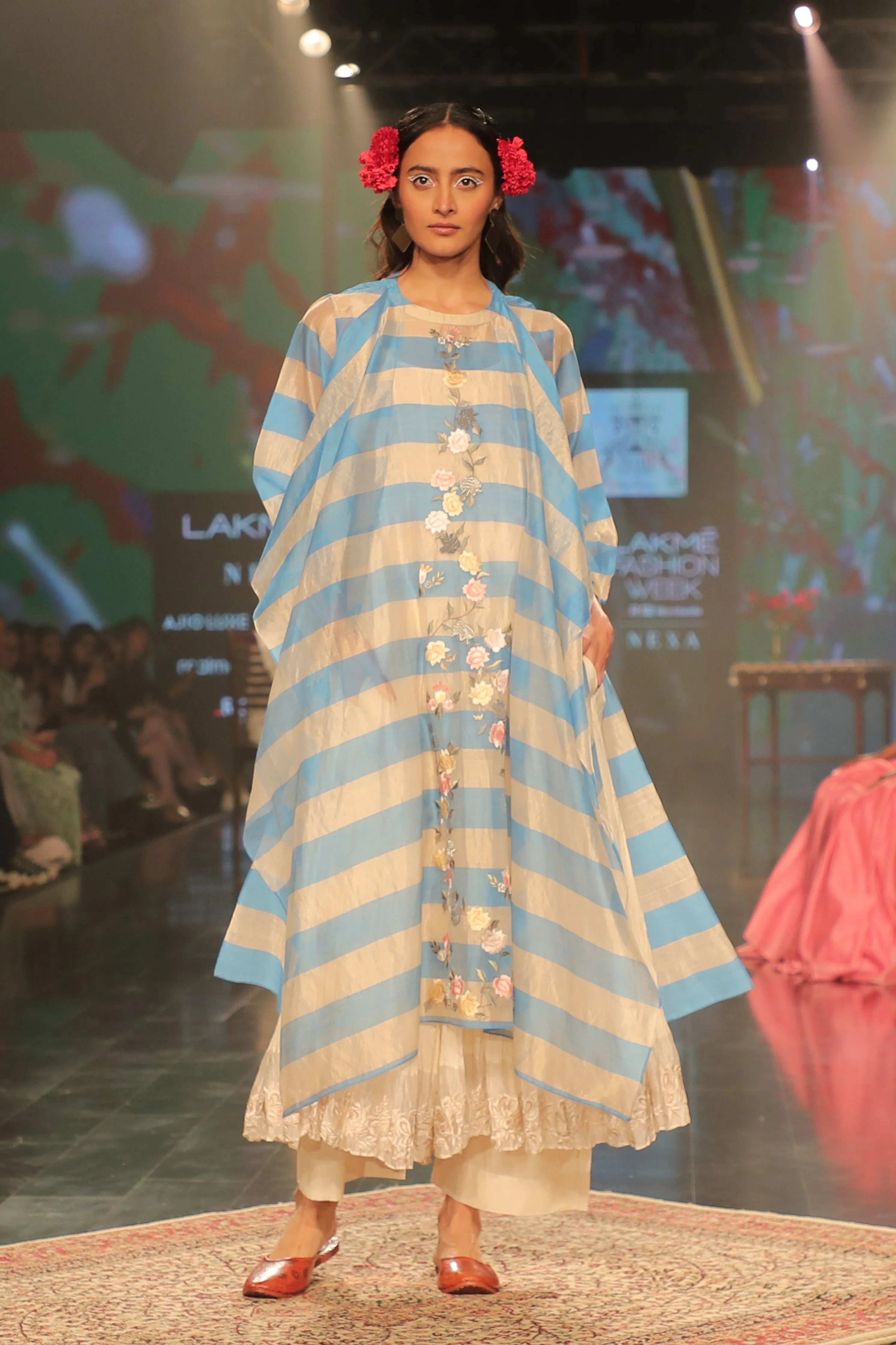 Sky Blue Stripes Kurta
