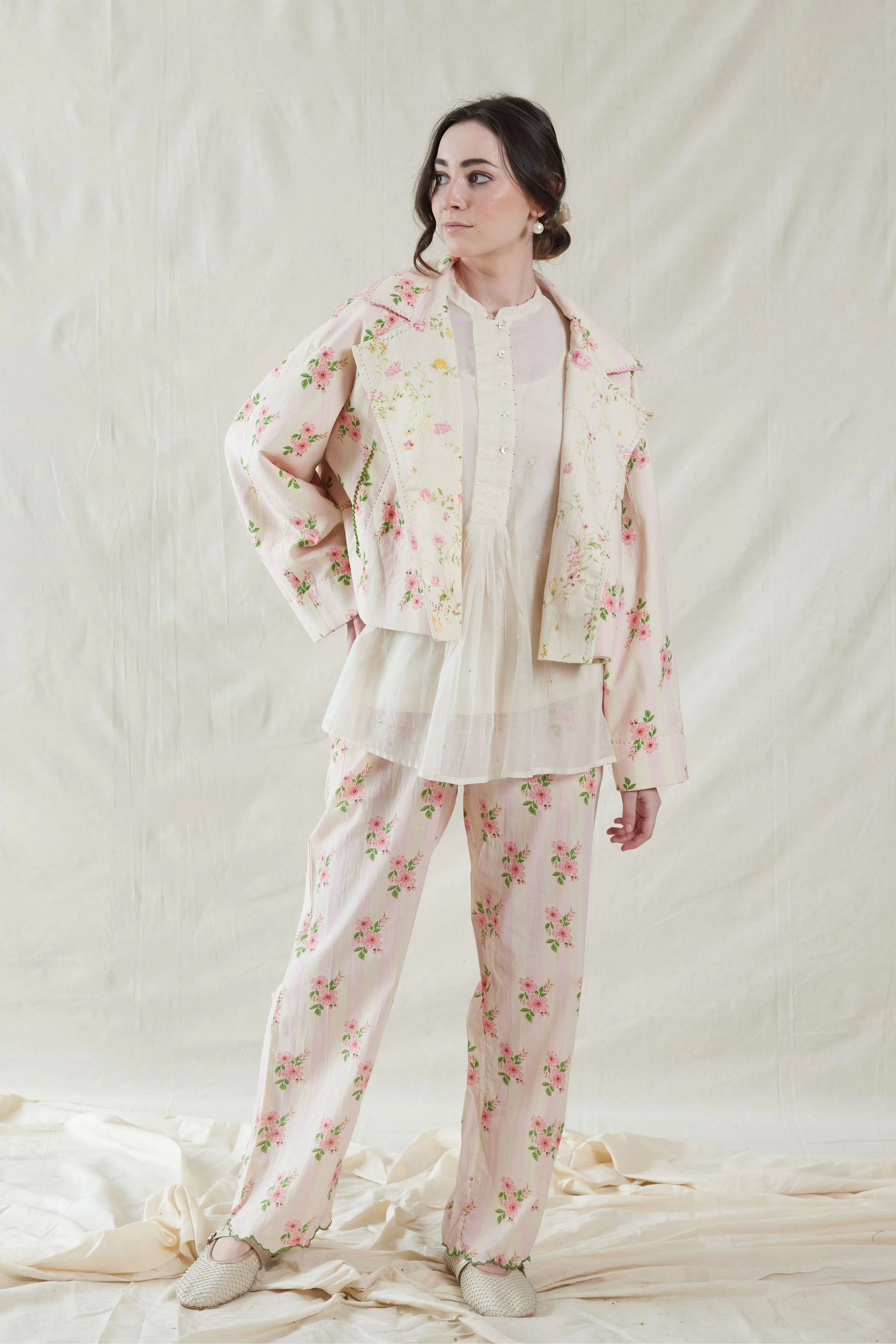 Hand Woven Cotton Silk Jacket