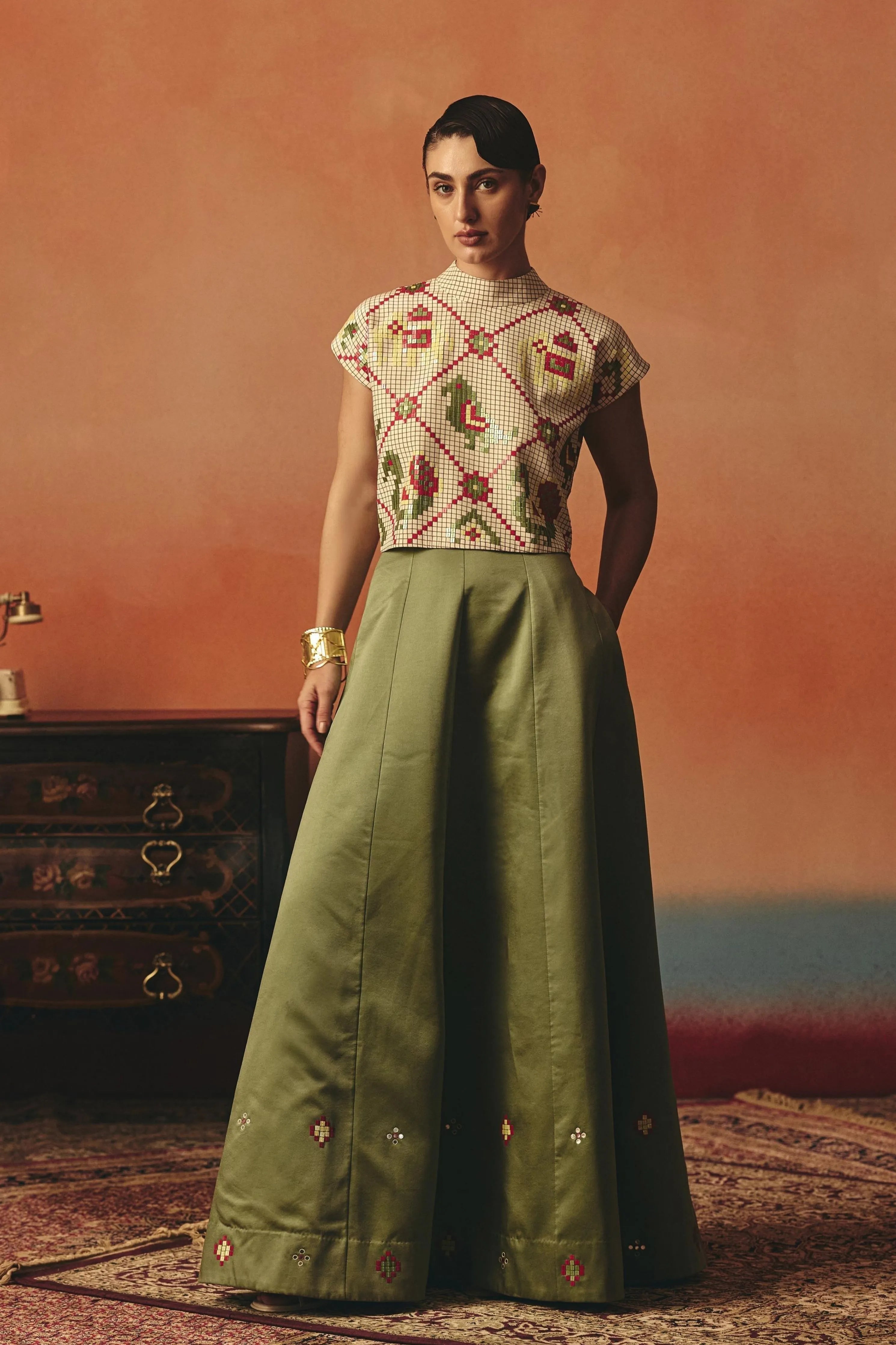 Tota Maina Skirt Set
