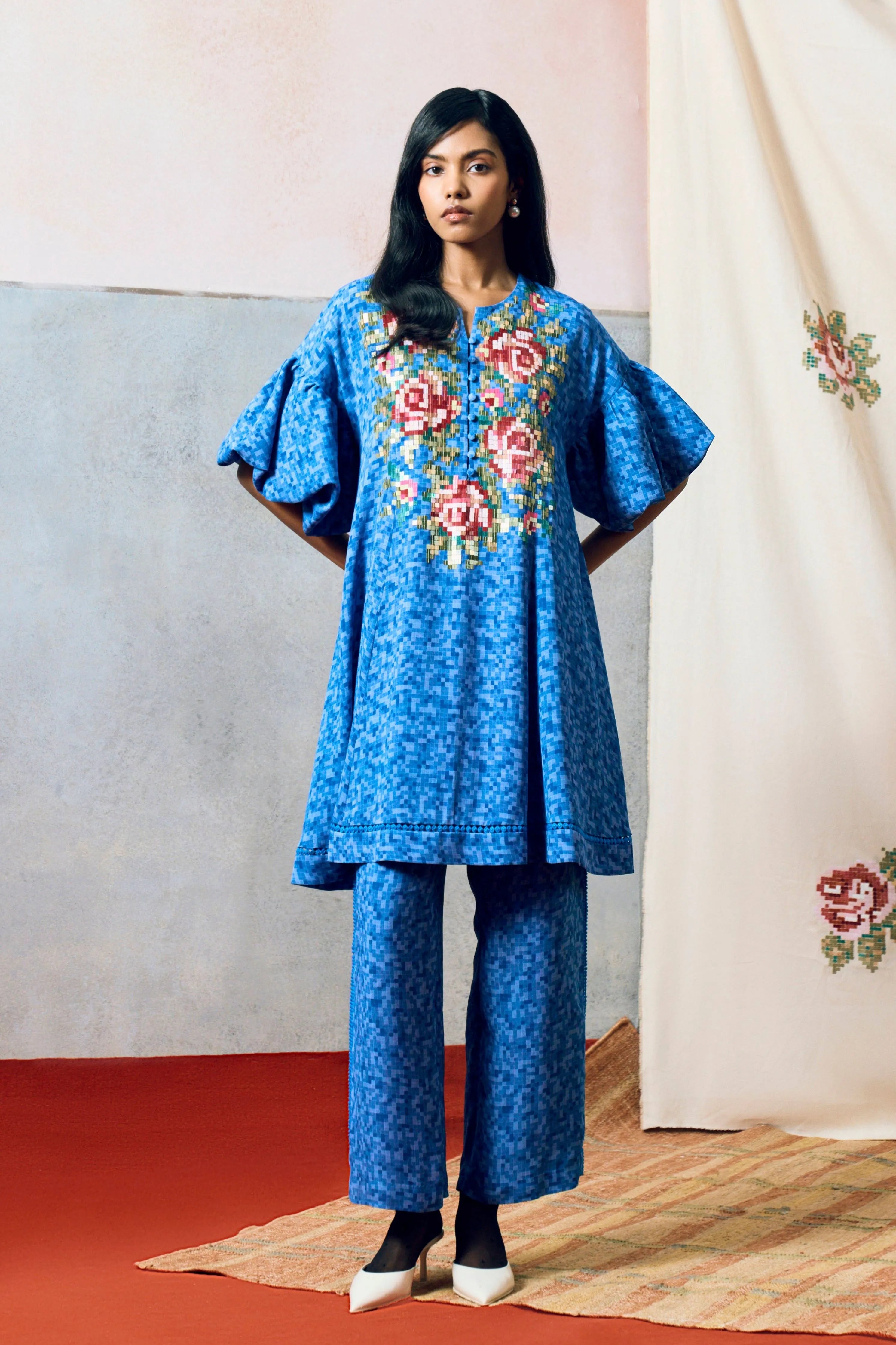 Sicily Dress Blue
