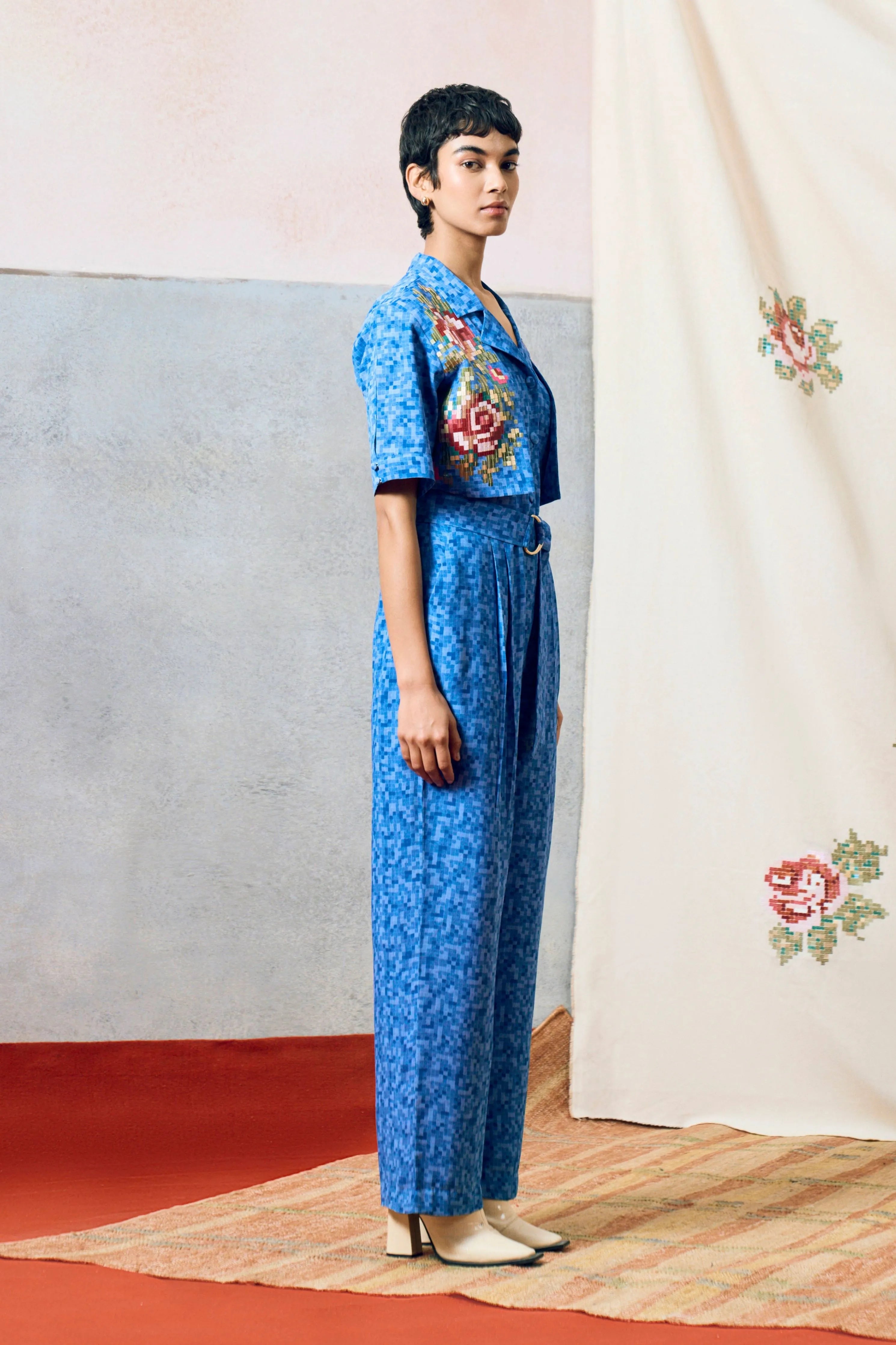Milos Jumpsuit Blue