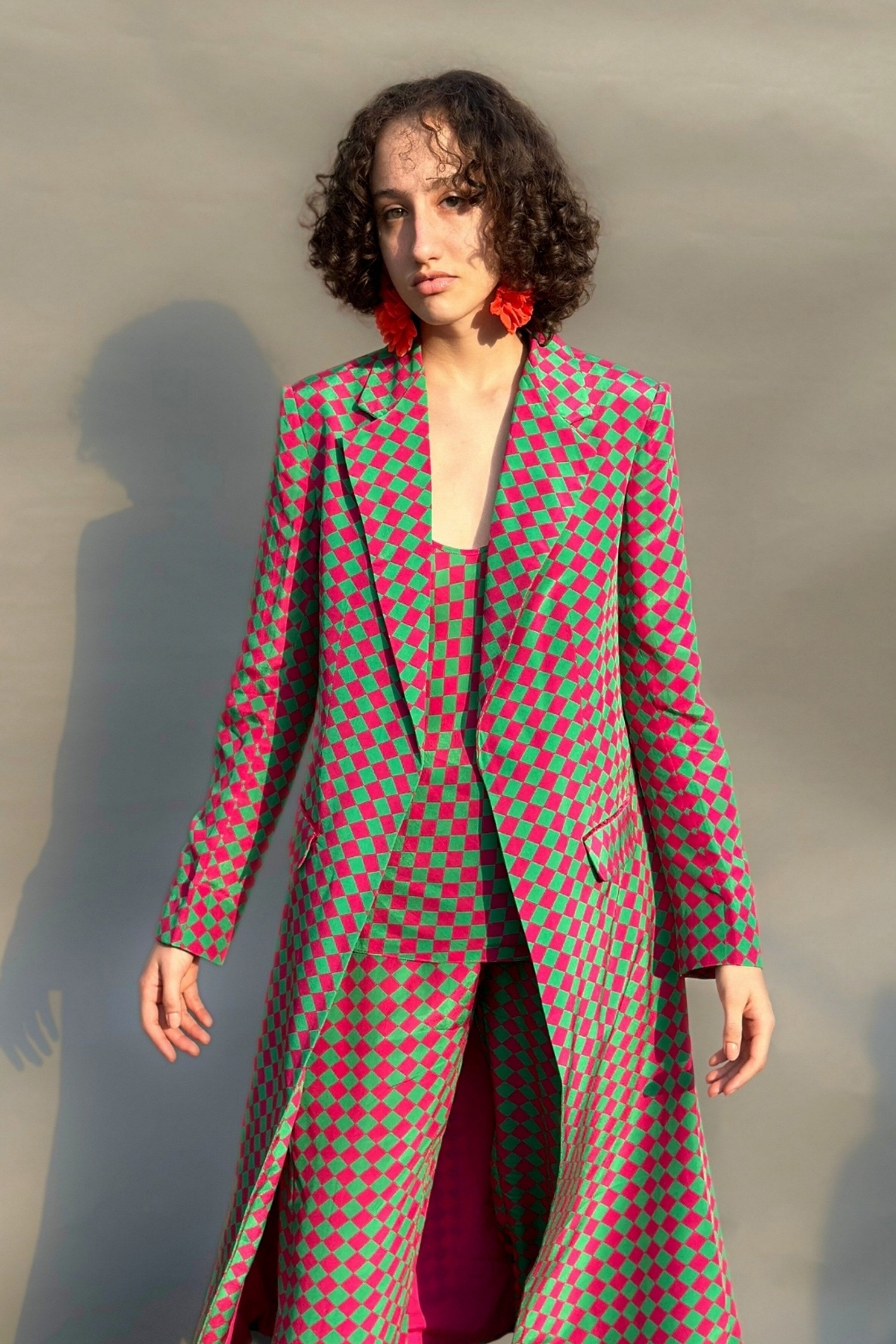 Pink Check Co-Ord Set