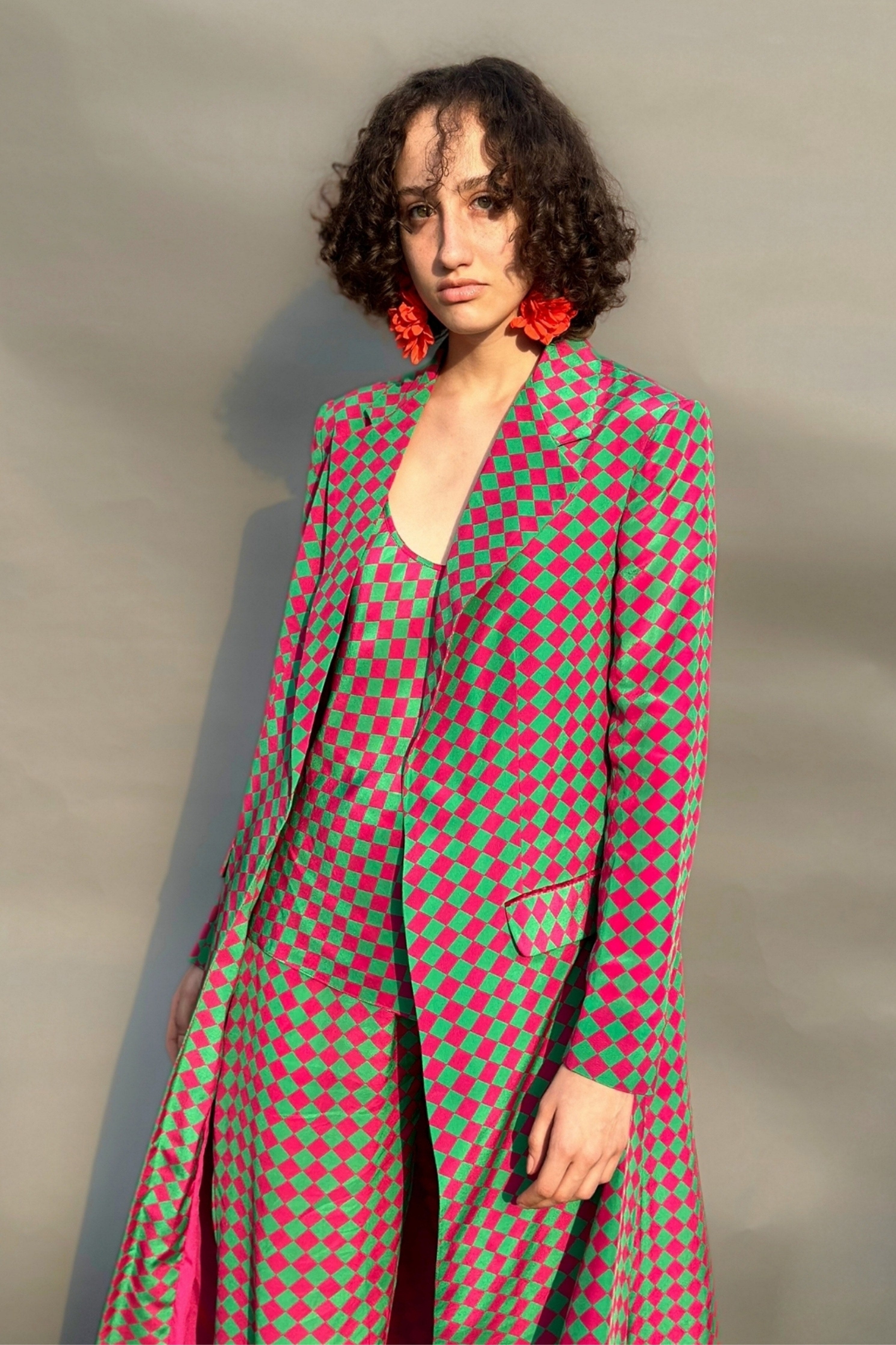 Pink Check Co-Ord Set