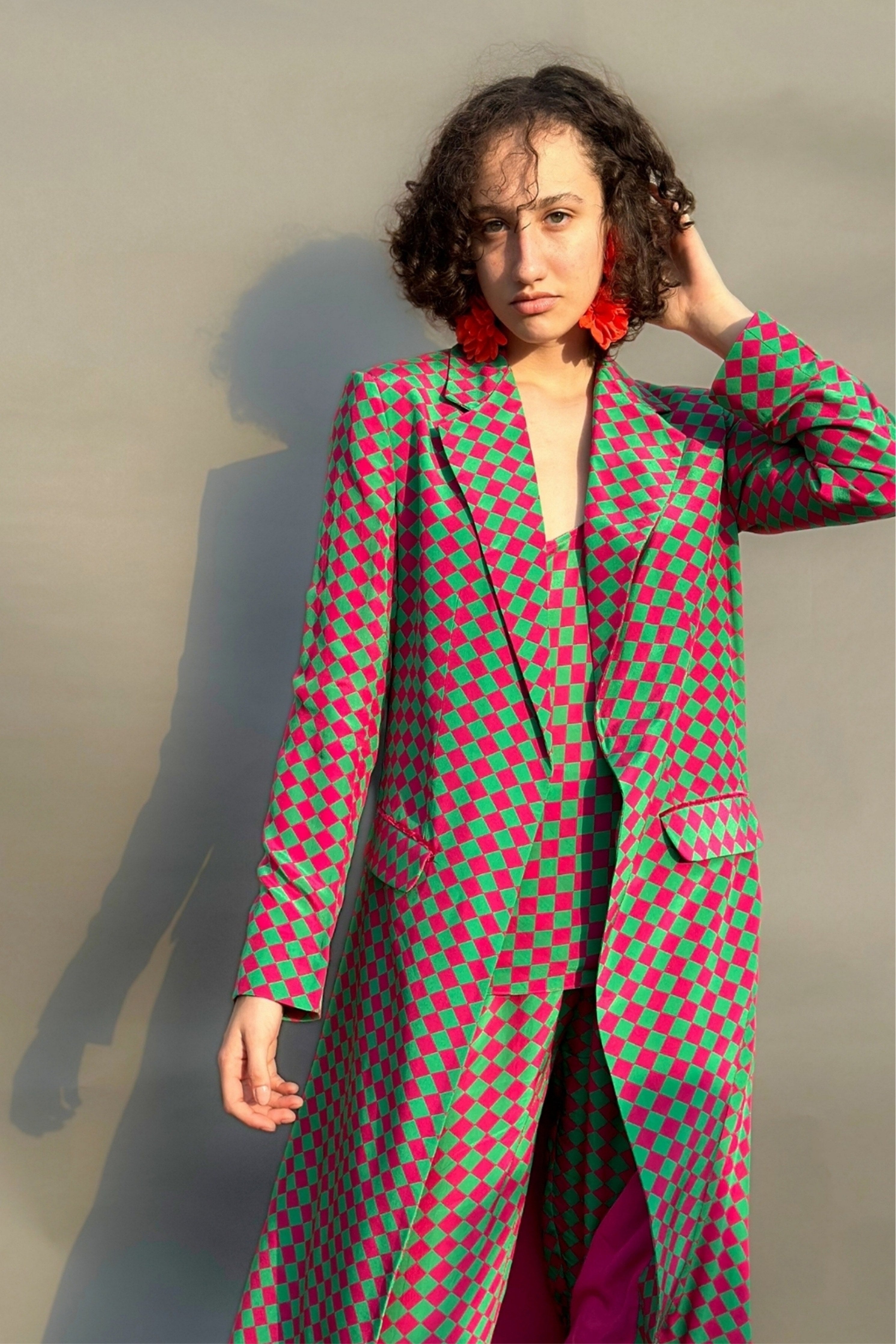 Pink Check Co-Ord Set