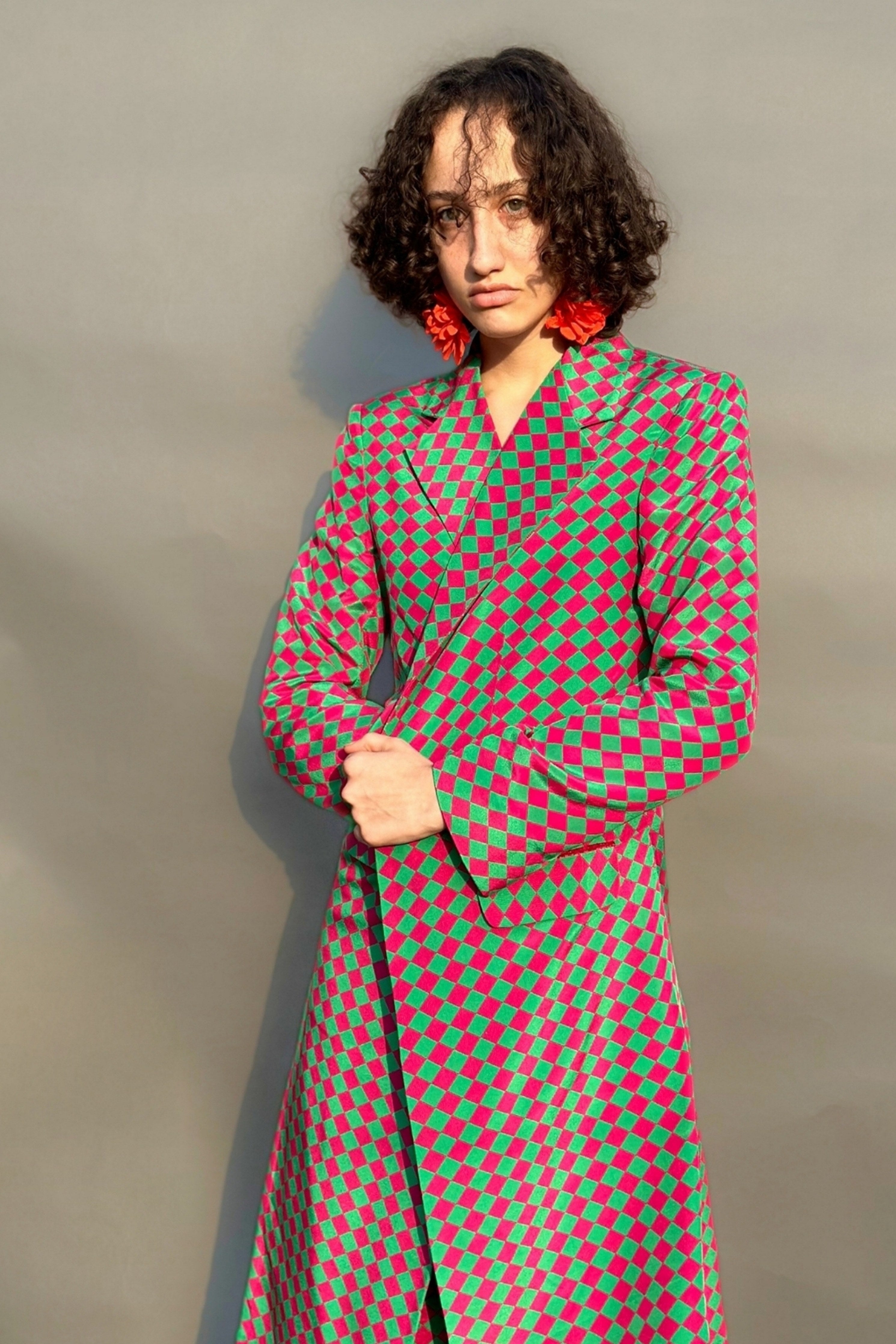 Pink Check Co-Ord Set