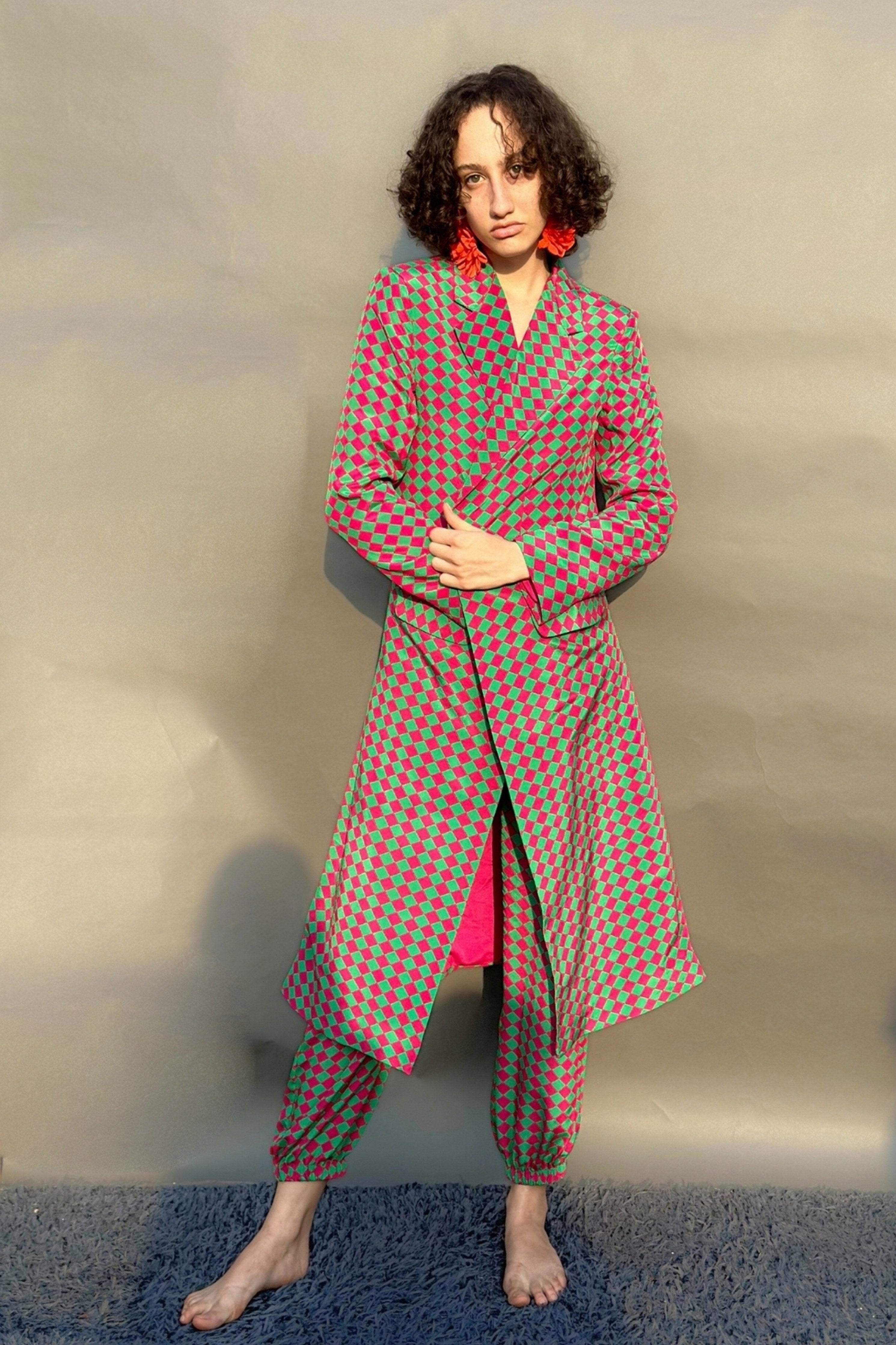 Pink Check Co-Ord Set