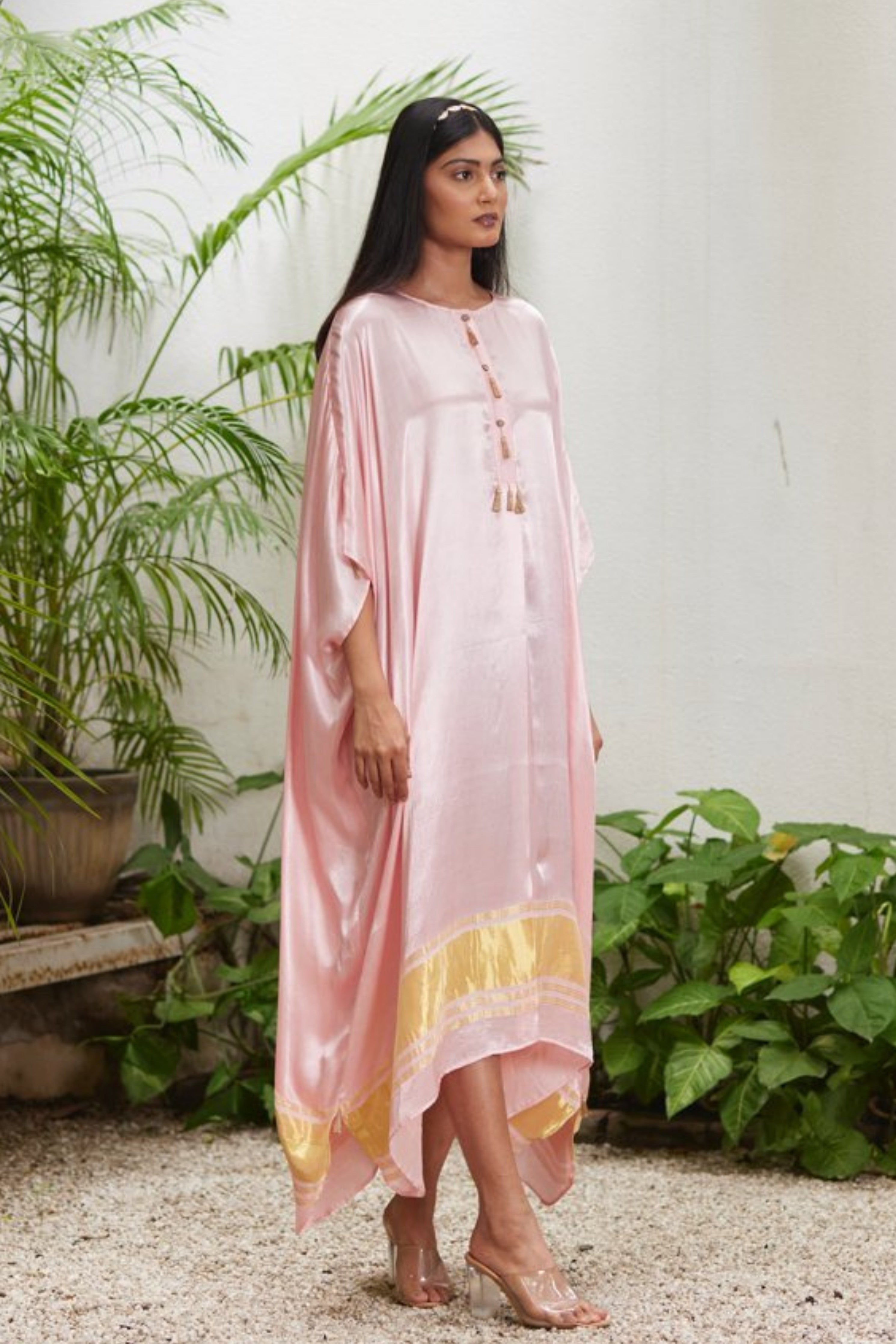 Pink Gold Kaftan