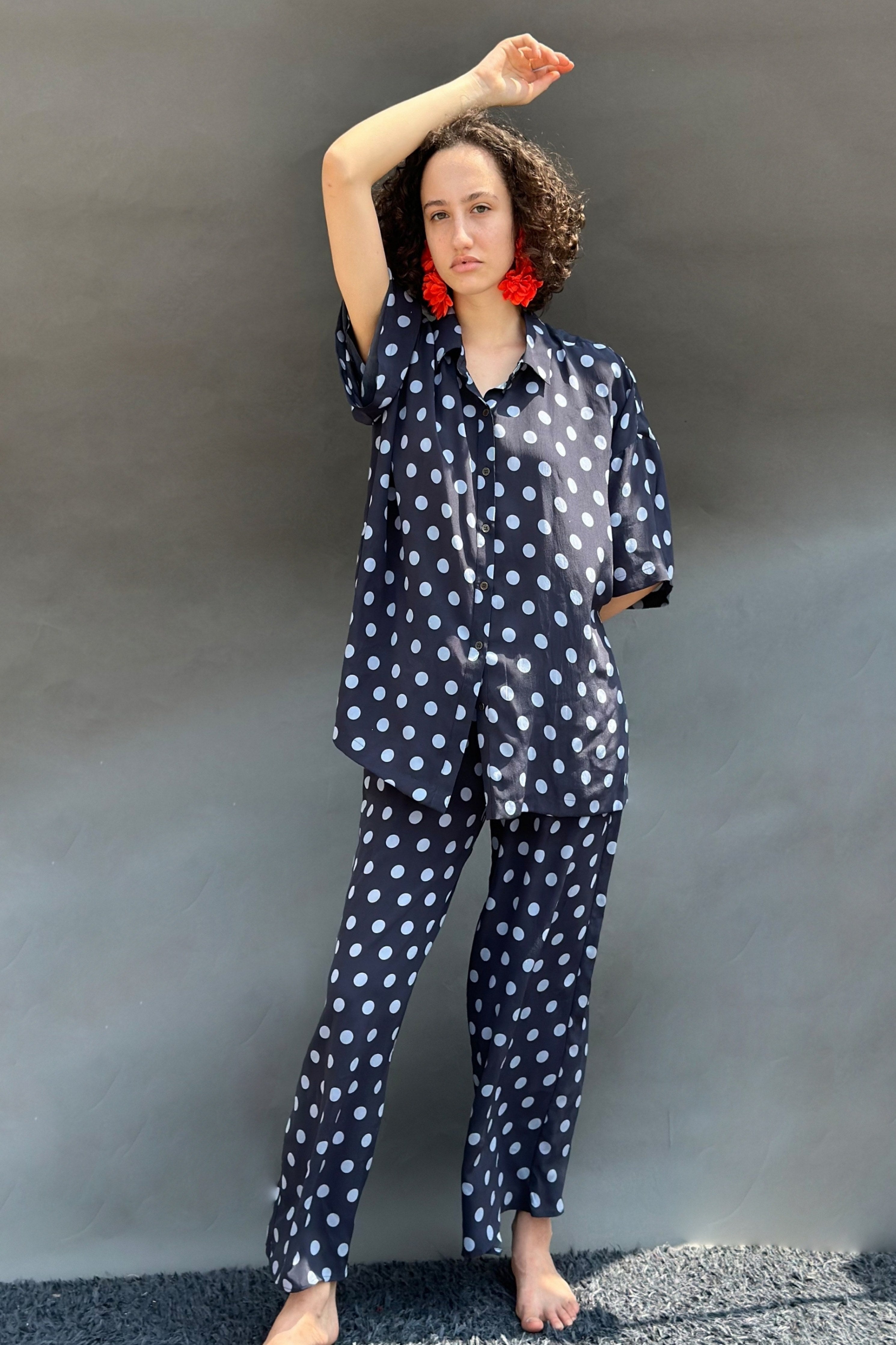 Polka Printed Pants
