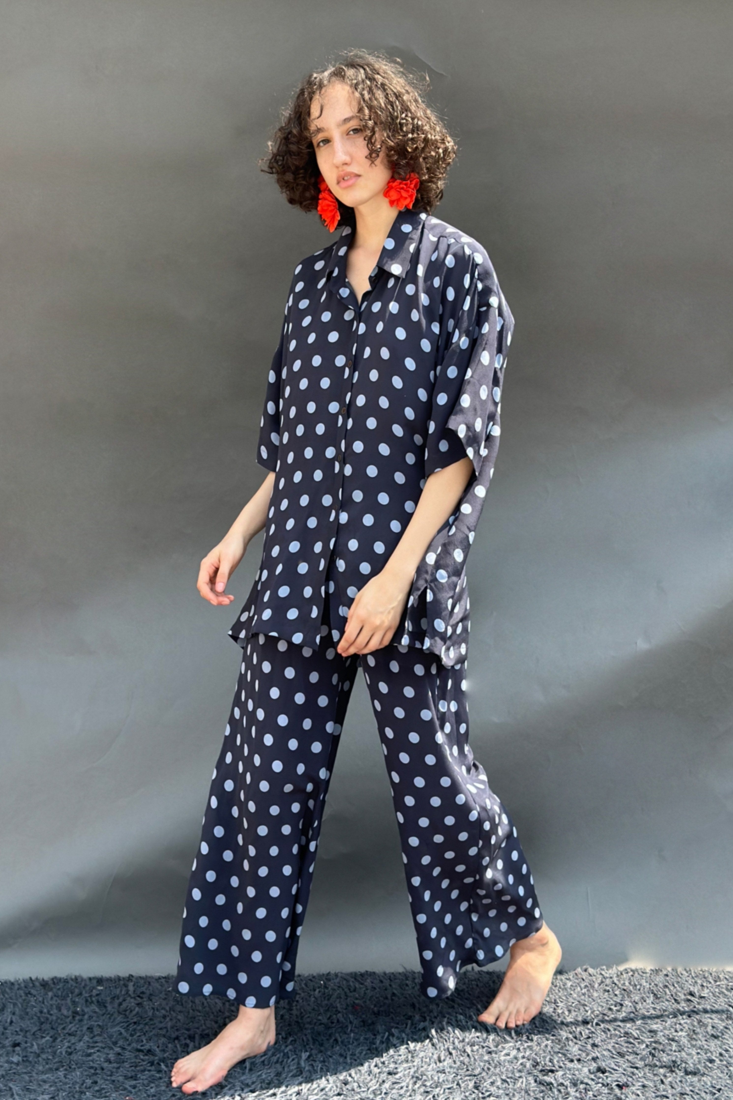 Polka Printed Pants
