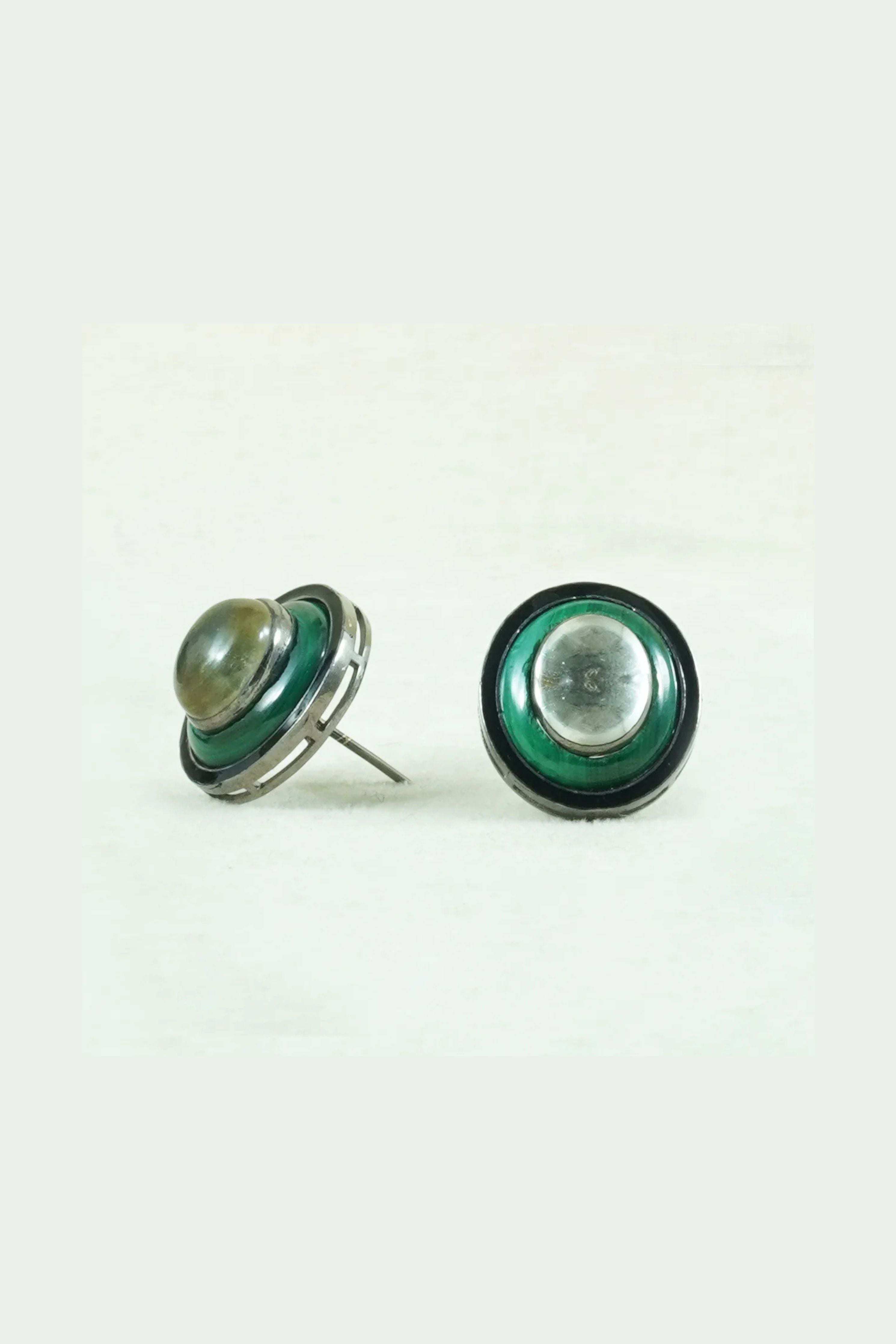 Prasiolite Duo Convertible Earrings