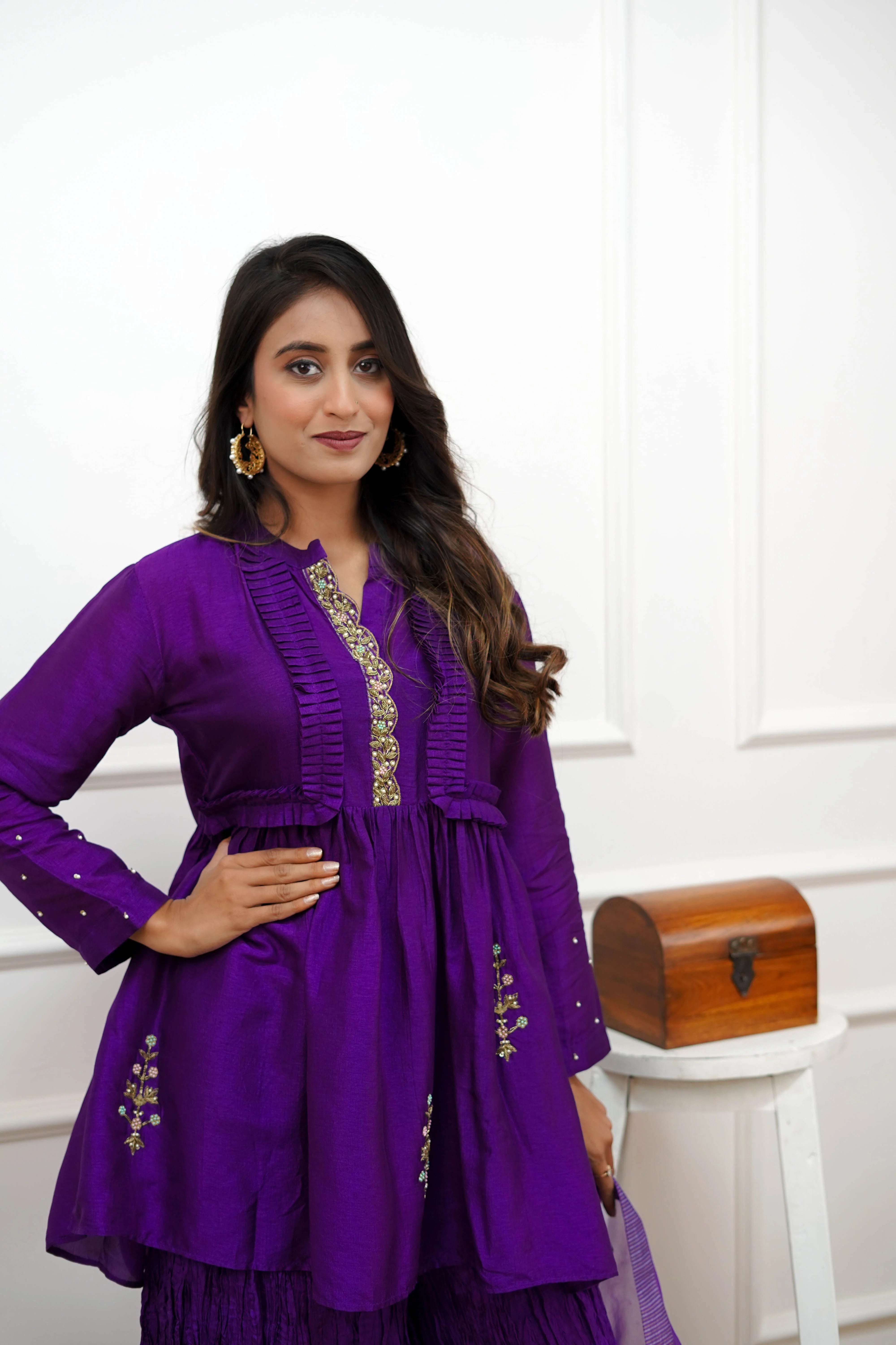 Purple Muse  Kurta Set