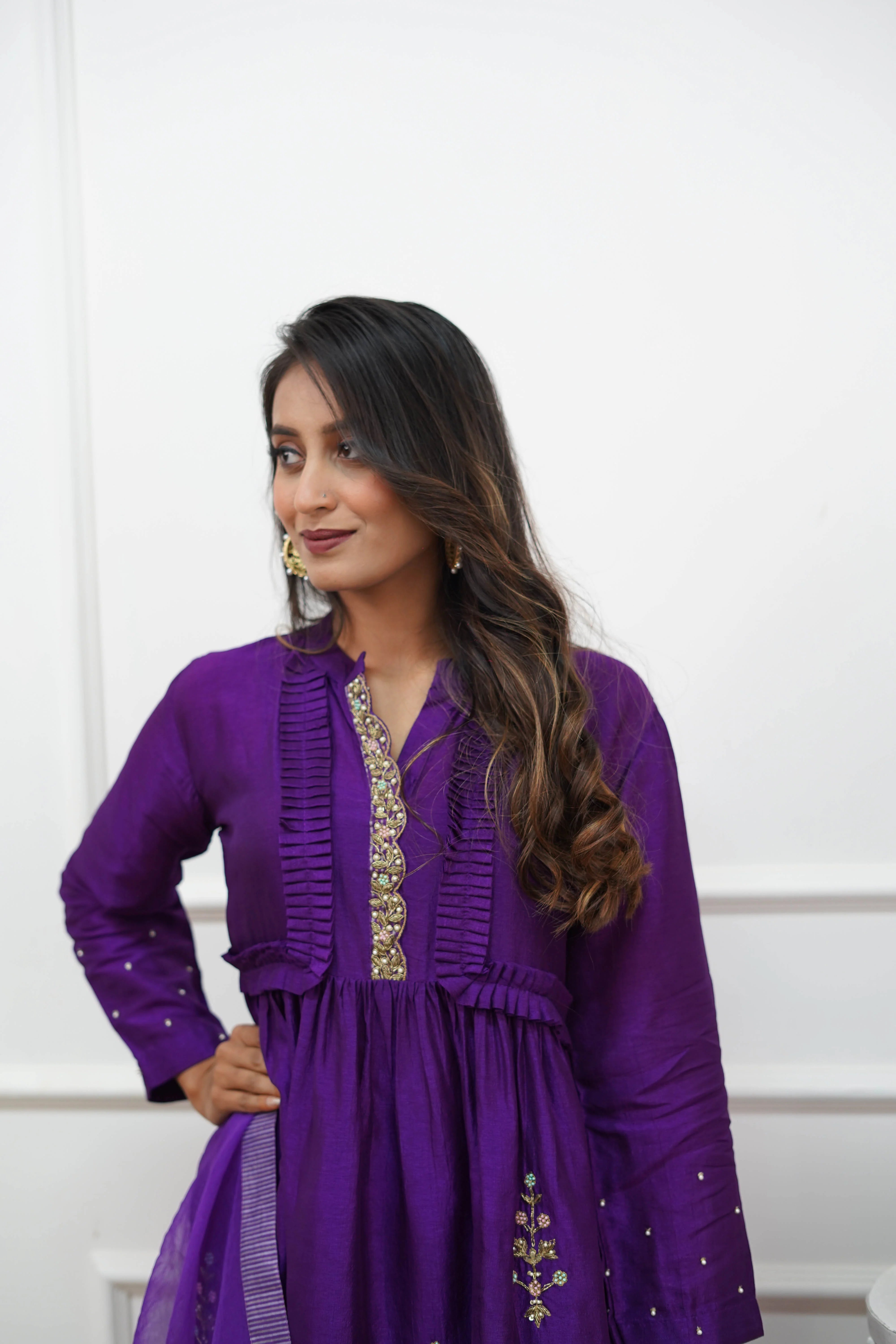 Purple Muse  Kurta Set