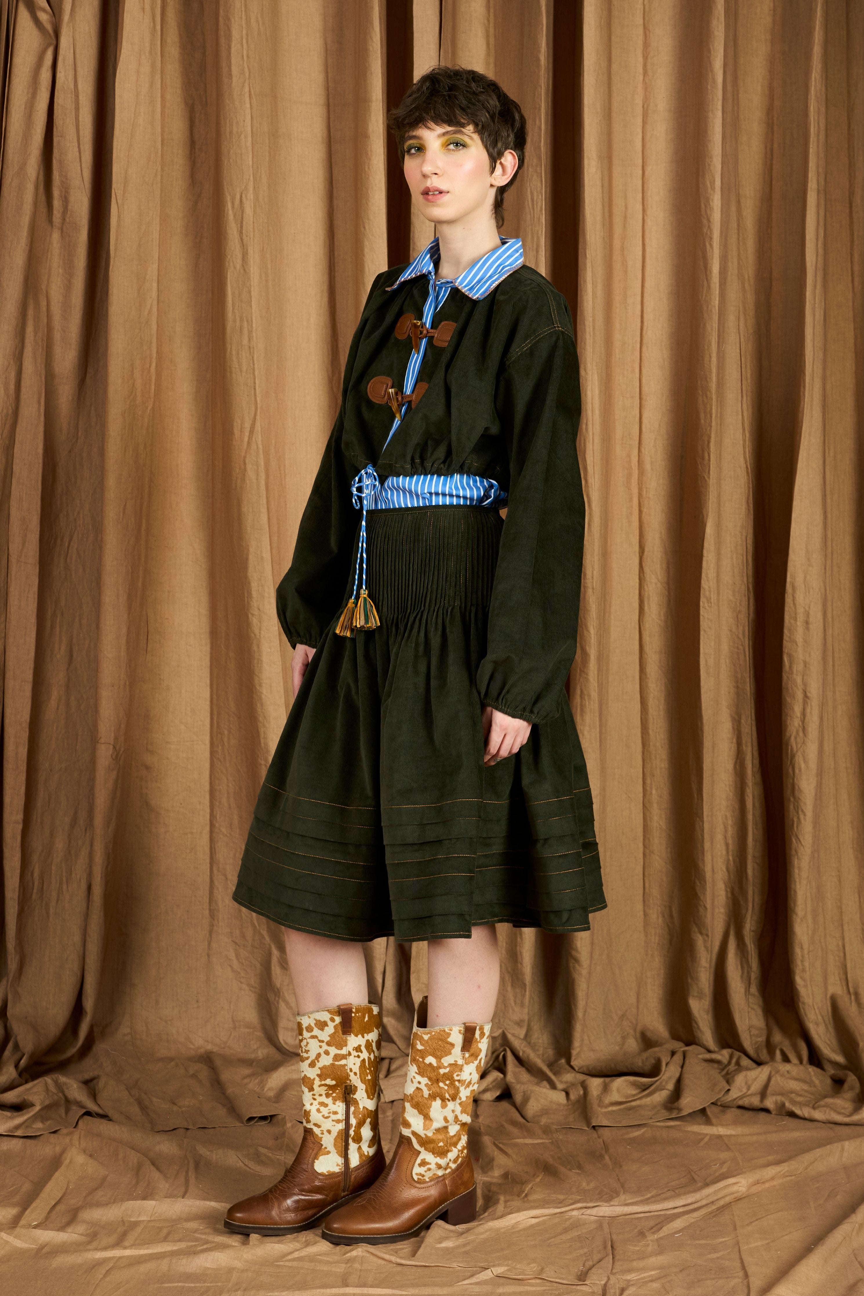 The Pleated Full Skirt