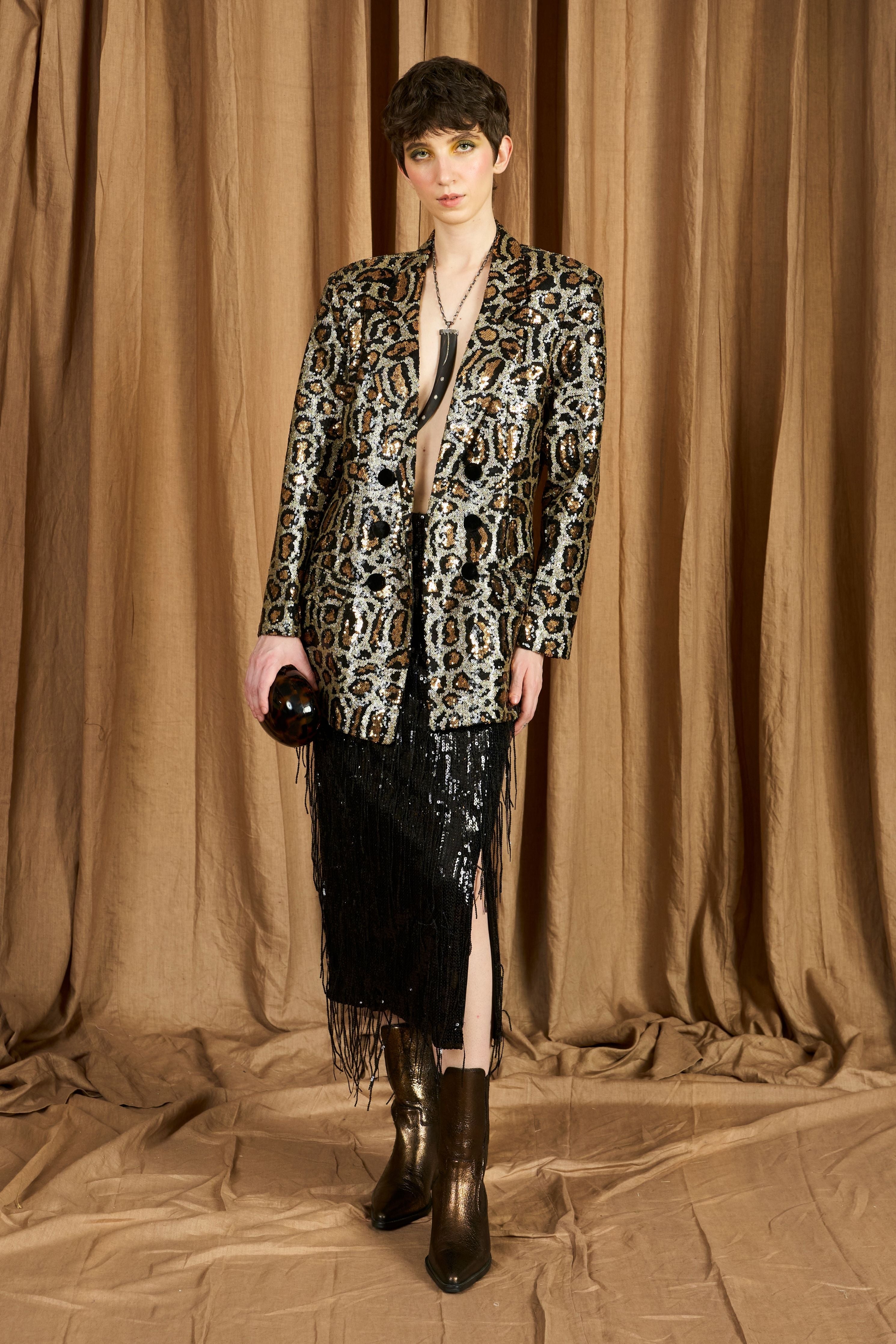 The Leopard Blazer