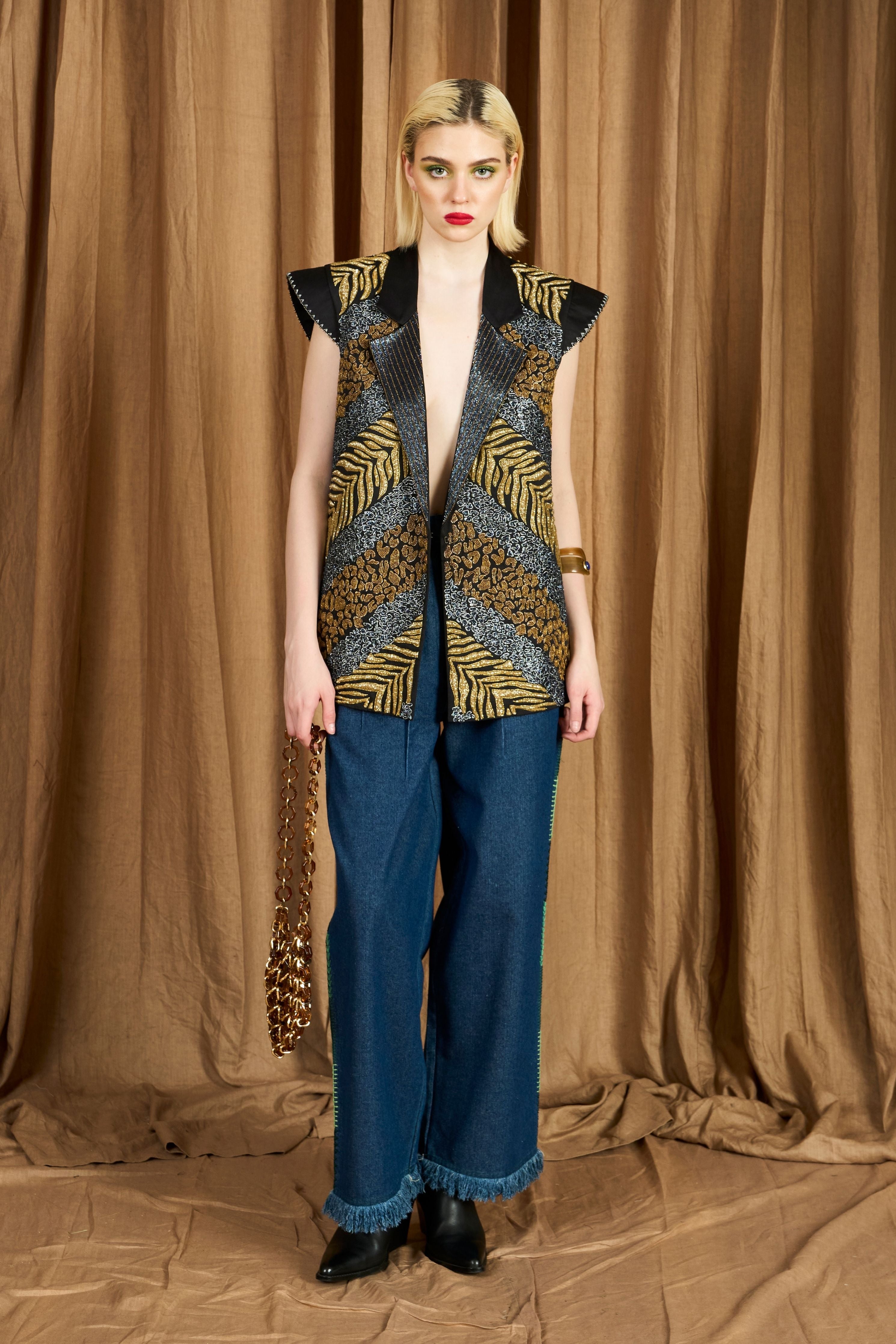 The Wild Life Hand Embroidered Blazer