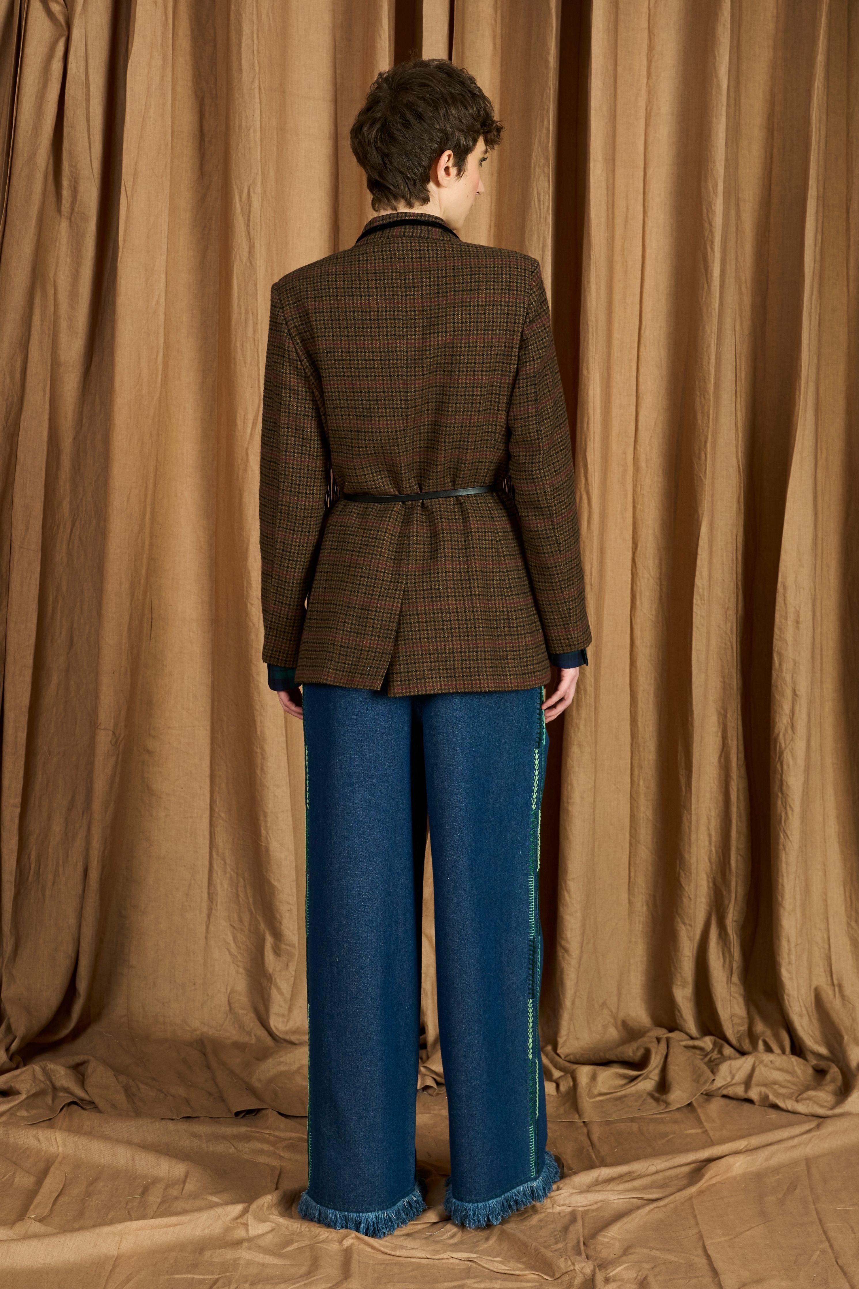 The Hand Woven Yoke Wool Blazer