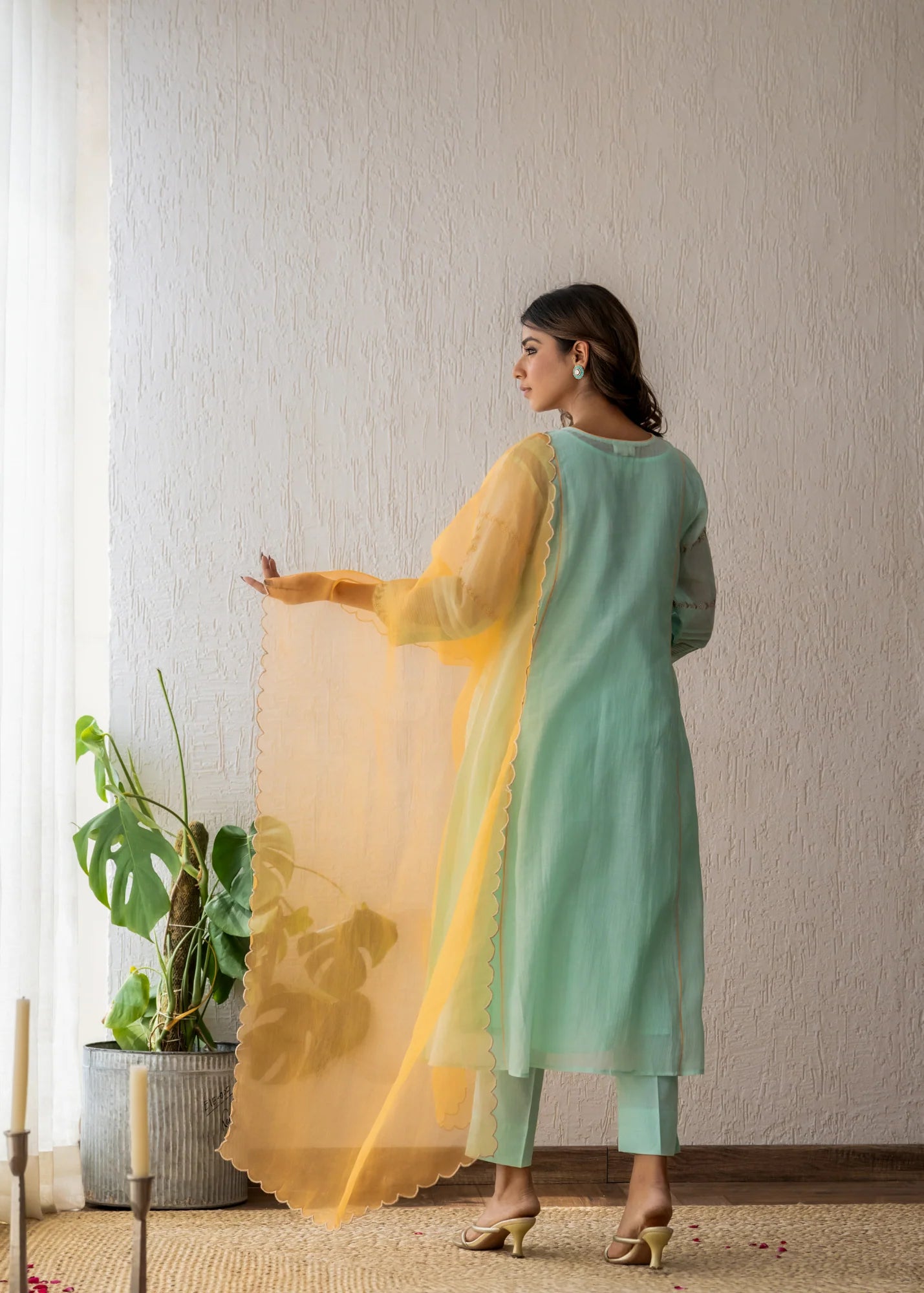 Aqua Kurta Set